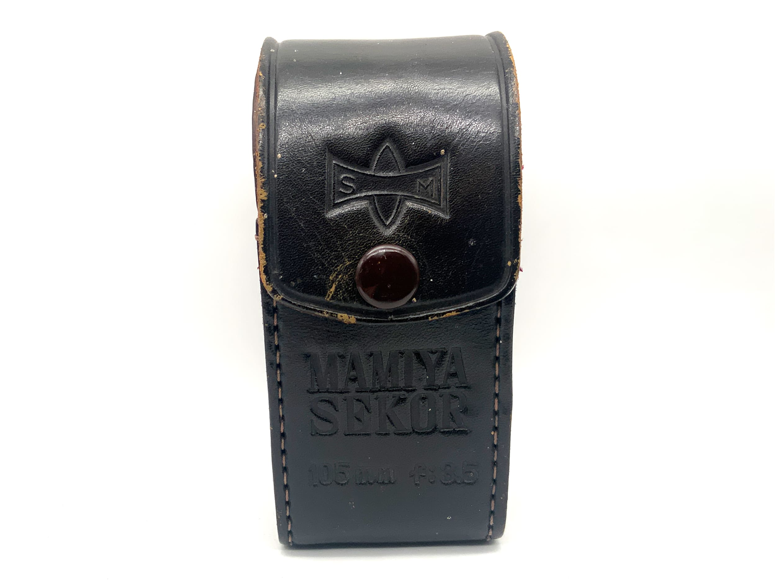 Mamiya Sekkor 105mm f3.5 Köcher Braun