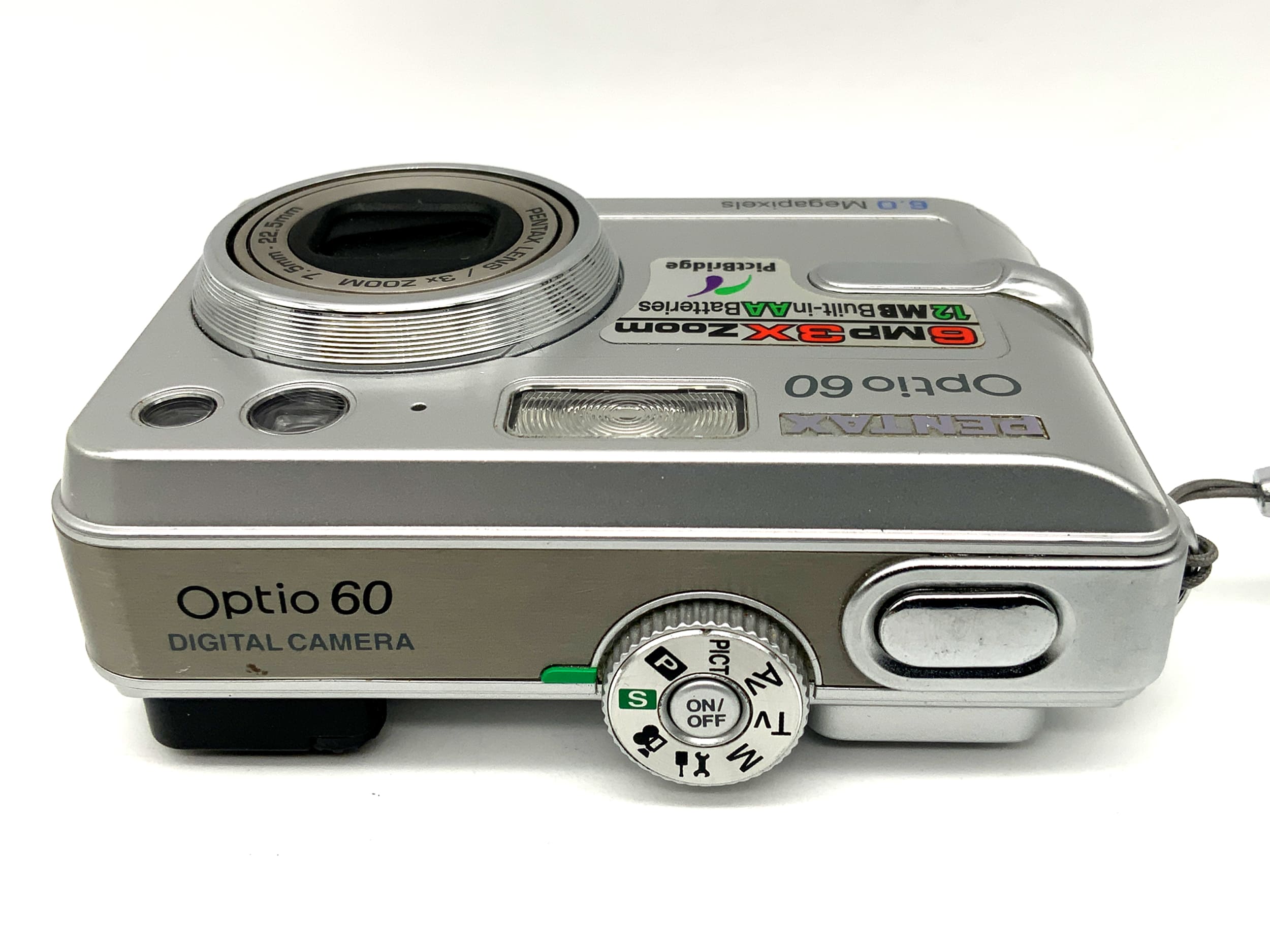 Pentax Optio 60 Digital Compact Camera with 7.5-22.5mm 6MP in original packaging