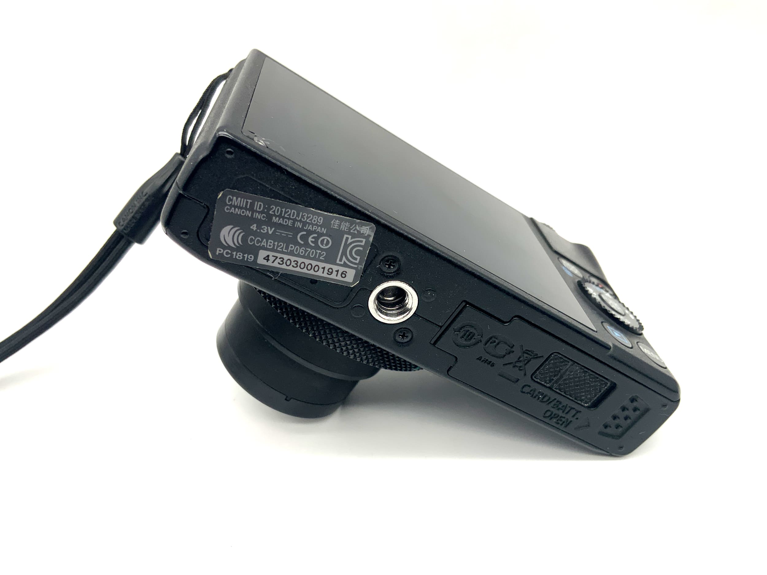 Canon PowerShot S110 Digital Compact Camera with 5.2-26mm IS lens! Lens defect!