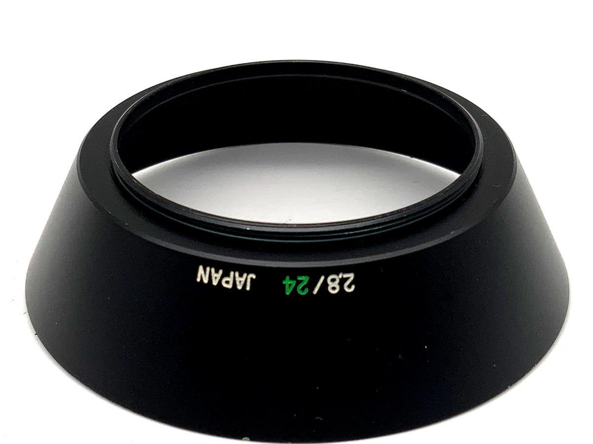 Olympus 2.8/24 lens hood, metal, sunshade