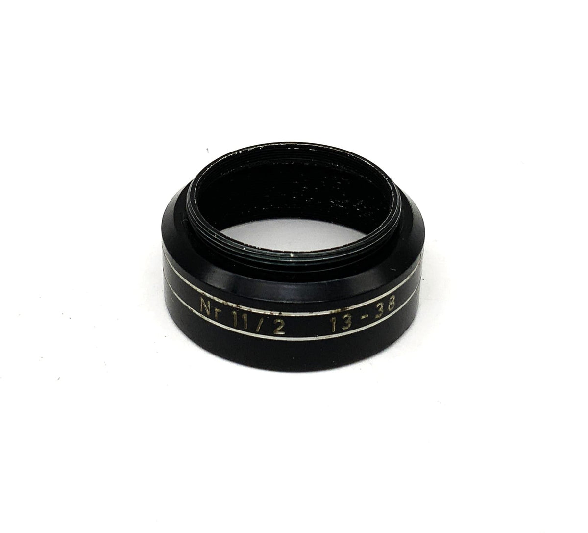 Schneider-Kreuznach No. 11/2 for Xenar/Xenoplan/Cinegon lens hood, aluminum, Ø22mm
