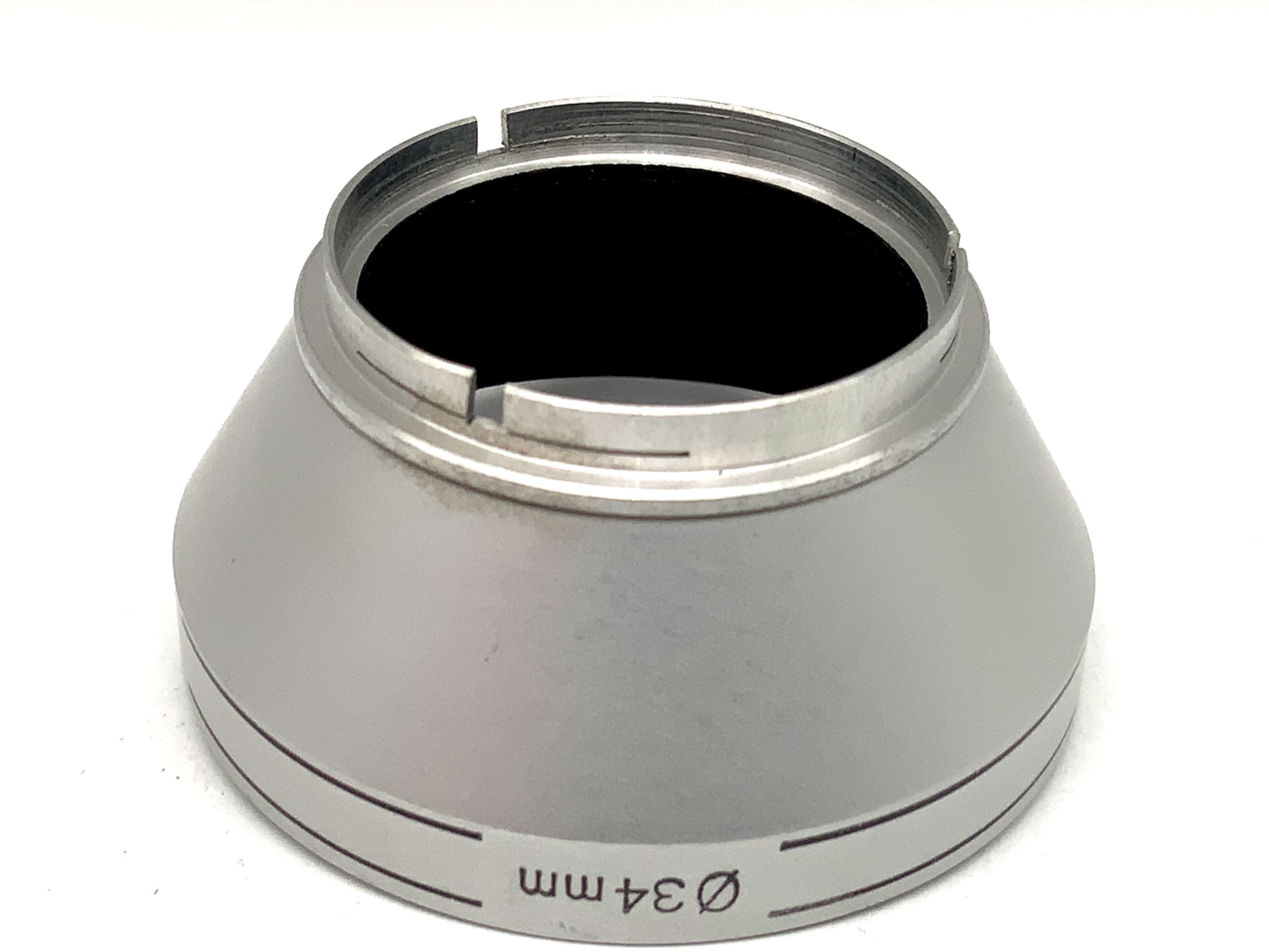 Heliopan 34mm lens hood aluminum lens hood sunshade