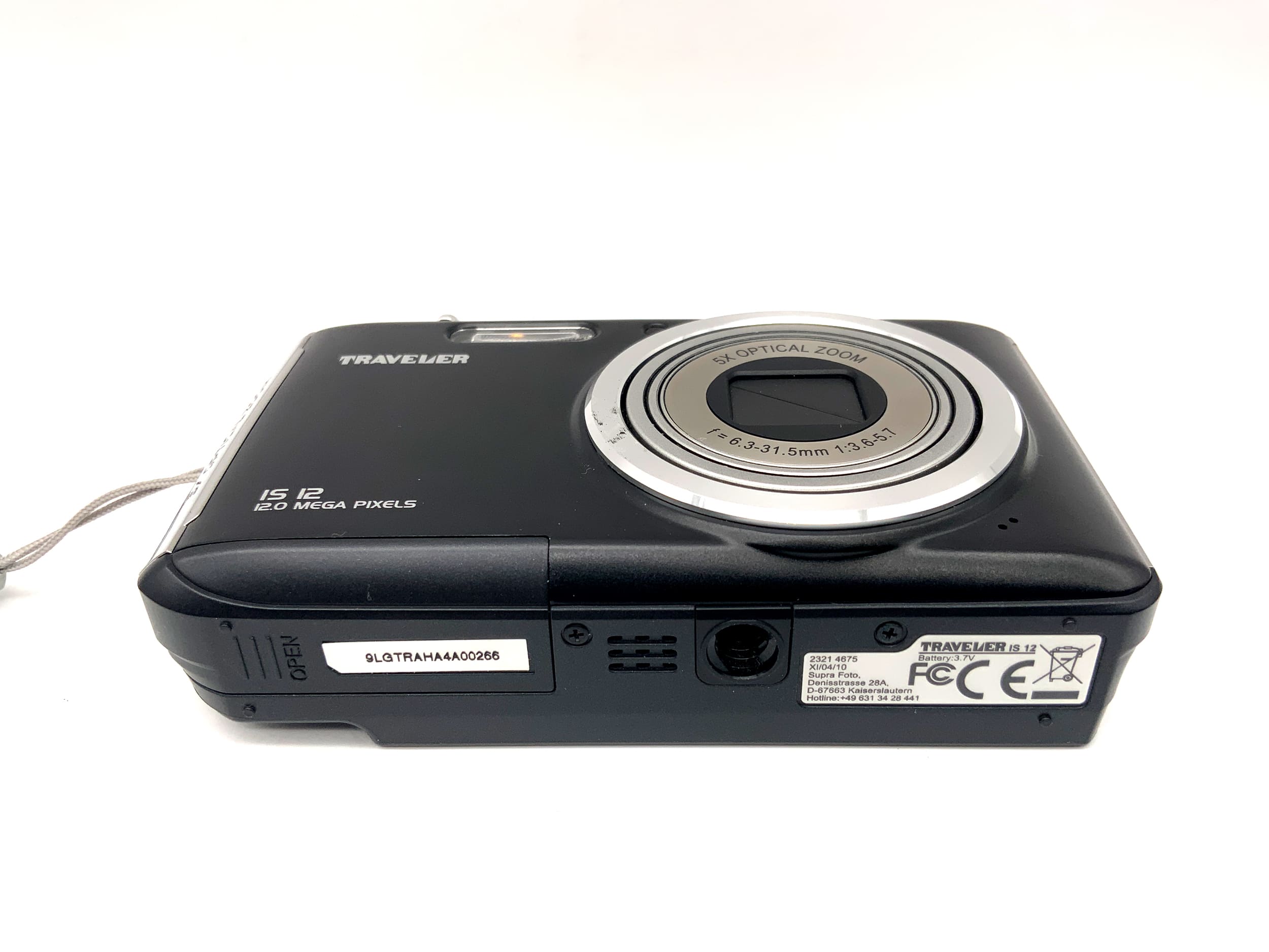 Traveler IS 12 Digital Compact Camera with 6.3-31.5mm