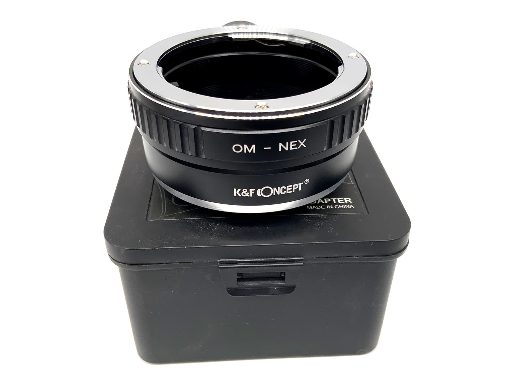 K&F Concept OM-NEX Objektivadapter Stativhalter (Olympus OM -> Sony E-Mount)