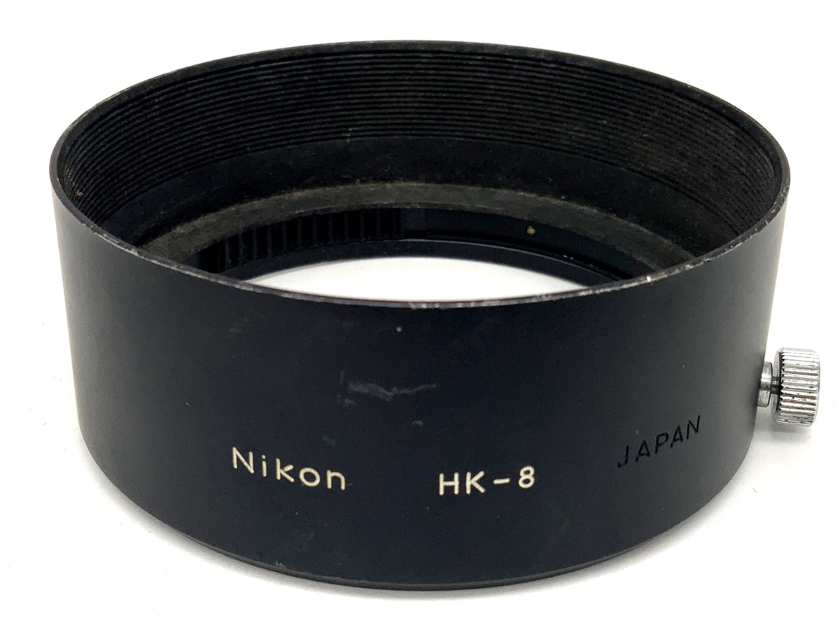 Nikon HK-8 lens hood, metal, sunshade