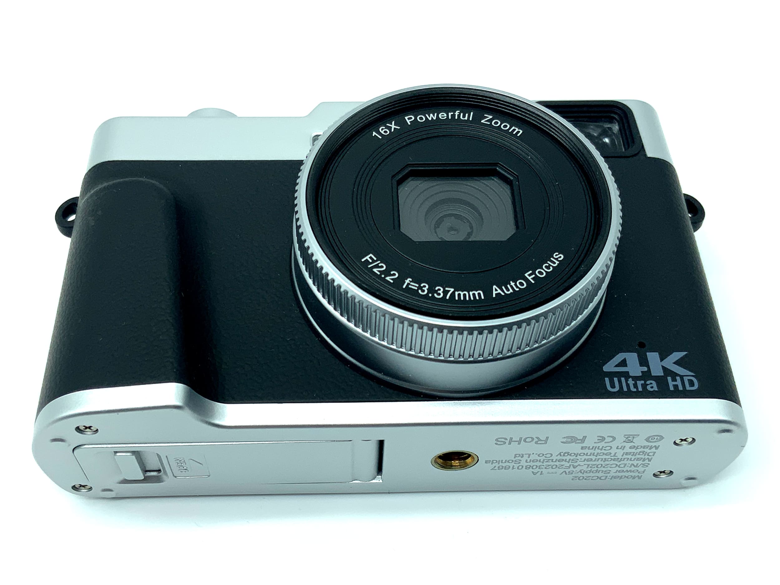 Nezini 4K Digital Camera DC202 Digital compact camera with 3.37mm 1:2.2