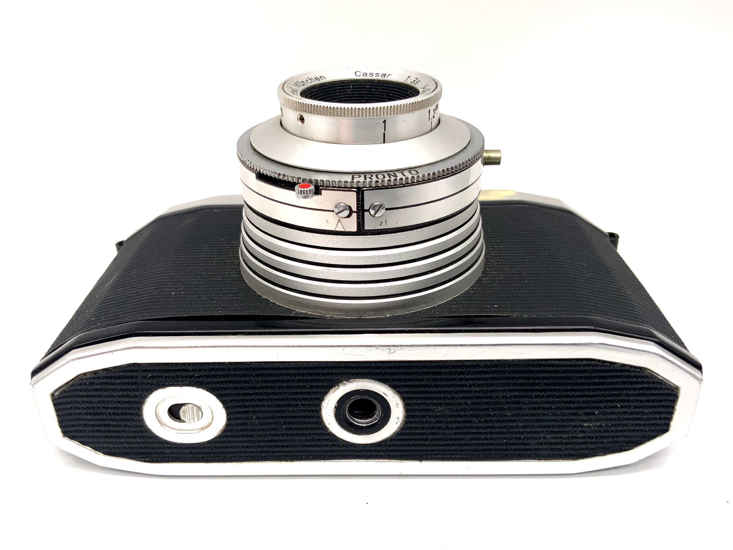 King KG Regula Sucherkamera mit Cassar 1:3.5/45mm Pronto Analogkamera