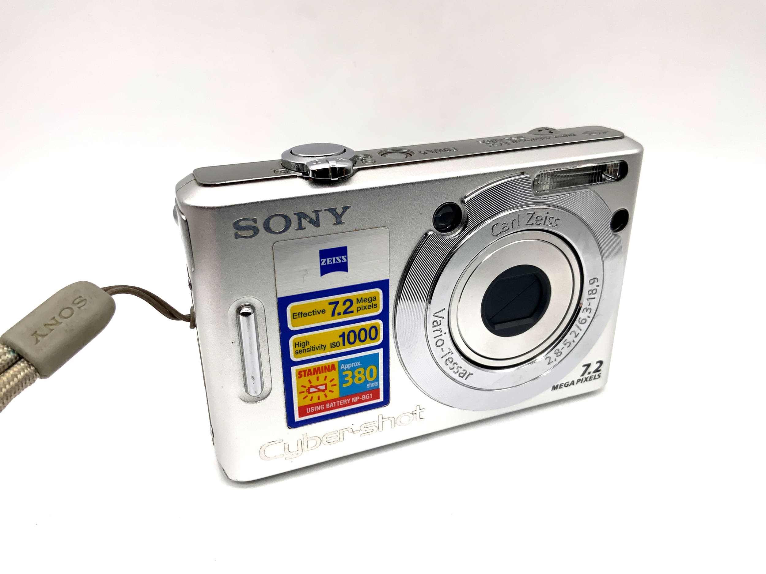 Sony Cyber-Shot DSC-W35 Digital Compact Camera with Carl Zeiss Vario-Tessar lens