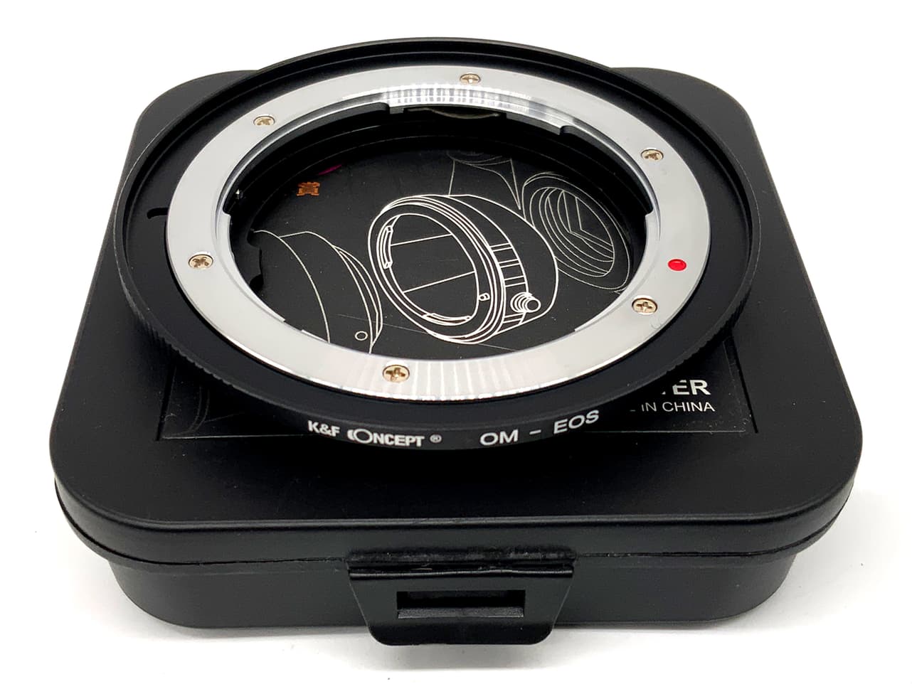 K&F Concept OM-EOS Objektivadapter lens mount converter (Olympus OM -> Canon EF)