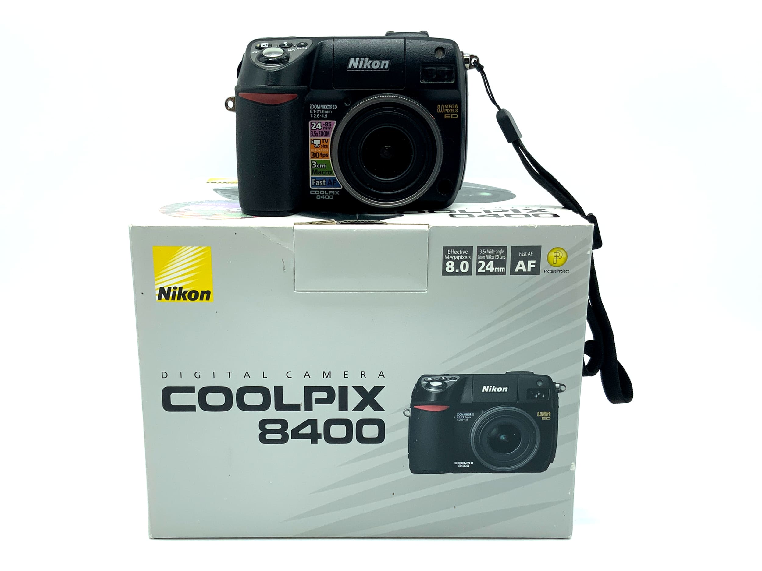 Nikon Coolpix 8400 Digital Compact Camera with 6.1-21.6mm