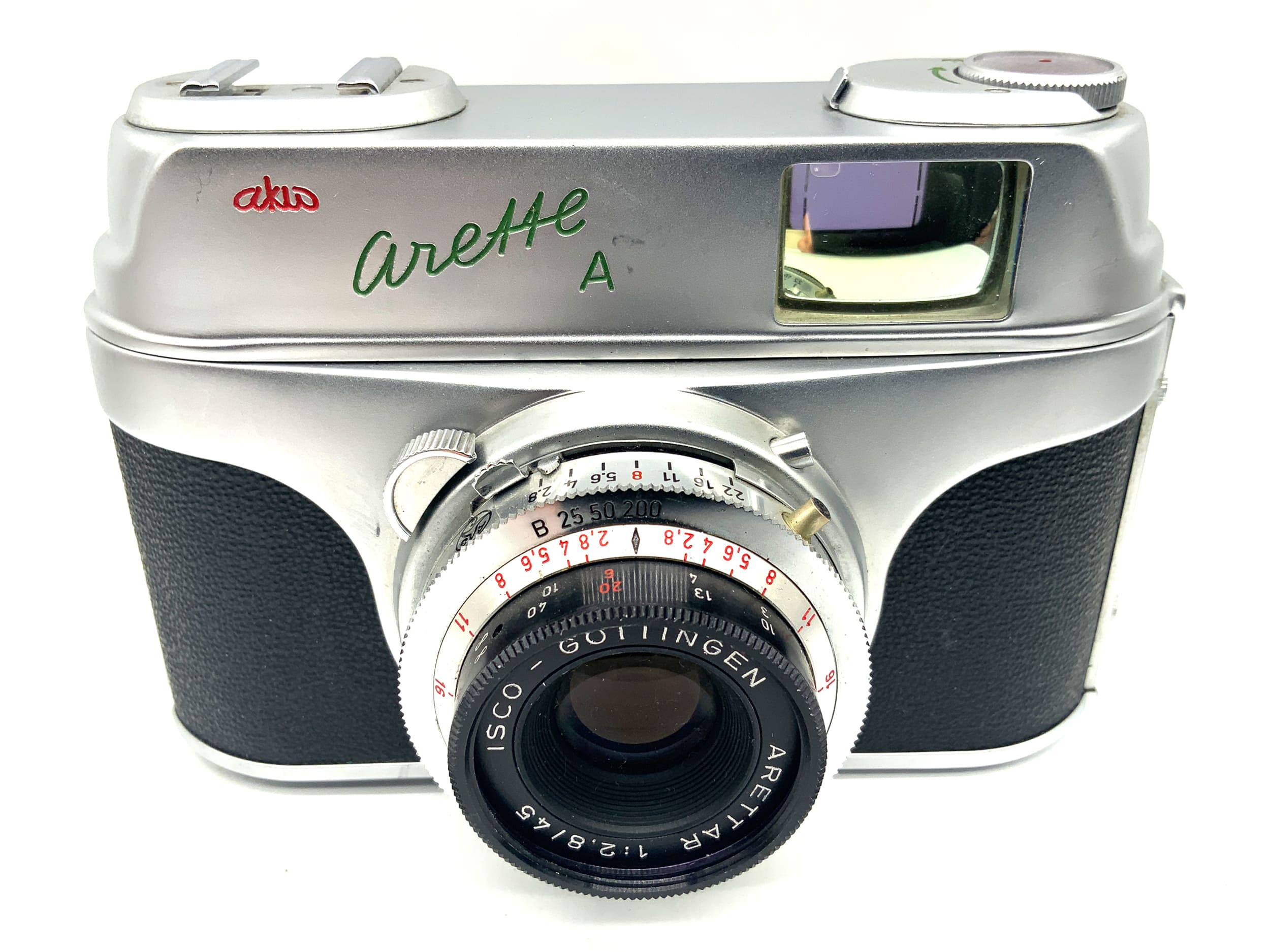 Aka Arette A Sucherkamera mit Arettar 1:2.8/45 Vario Kompaktkamera Analogkamera