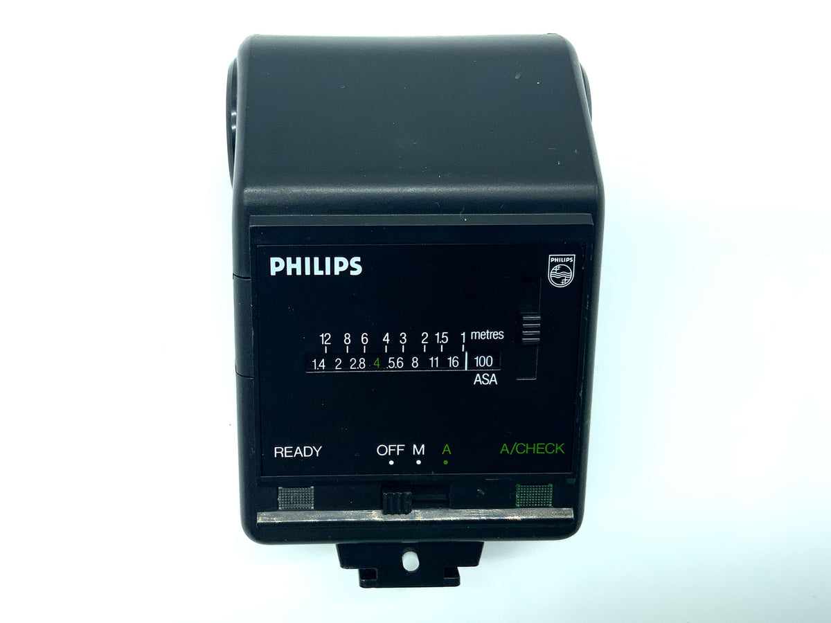 Phillips P518 Computer Blitzgerät Mittelkontakt universal Kamera Blitz Flash