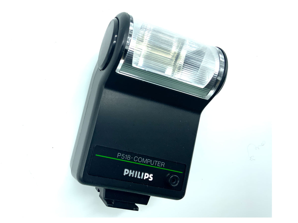 Phillips P518 Computer Blitzgerät Mittelkontakt universal Kamera Blitz Flash
