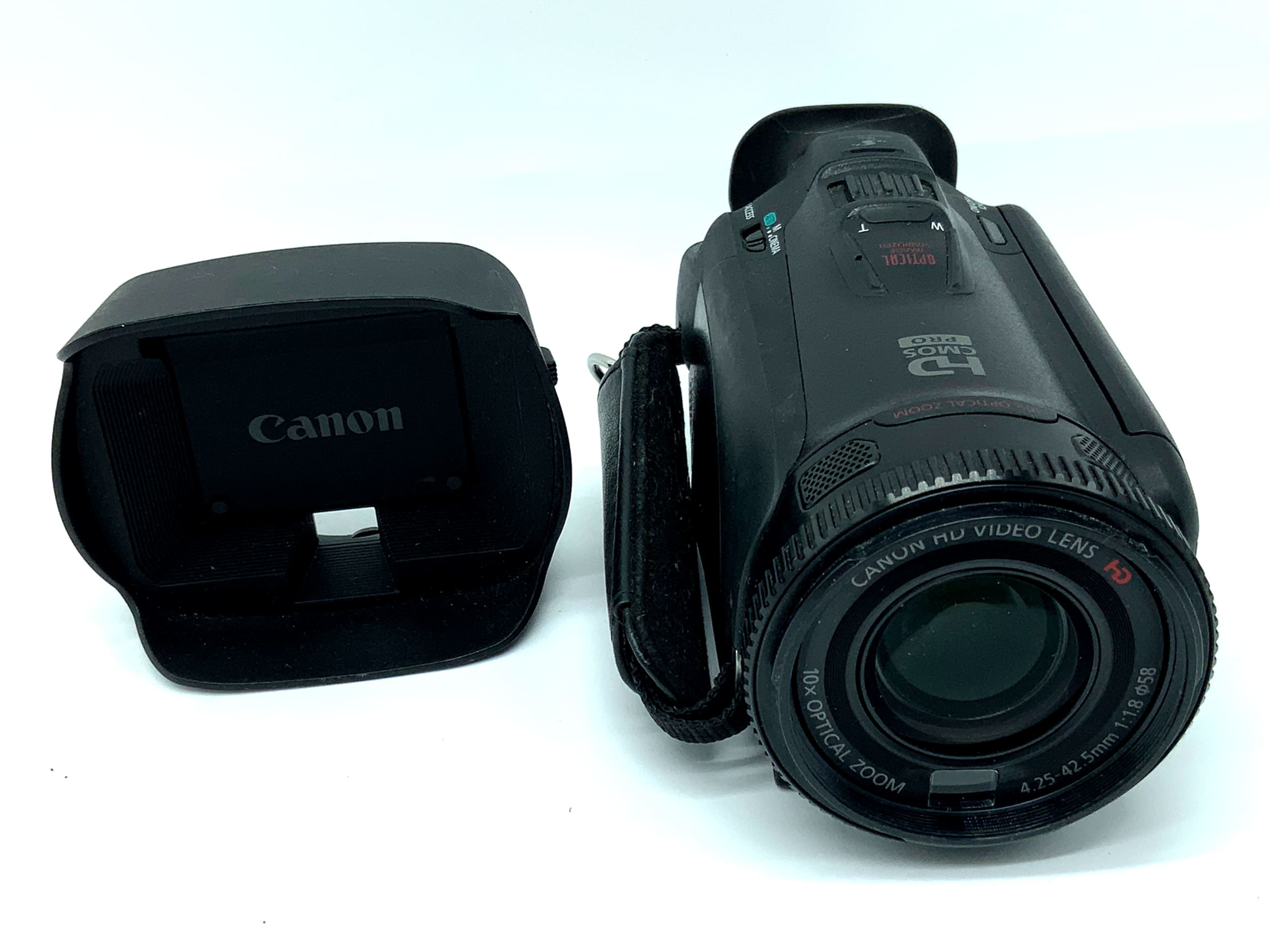 Canon Legria HF G25 Camcorder with 4.25-42.5mm 1:1.8 lens, video camera with battery