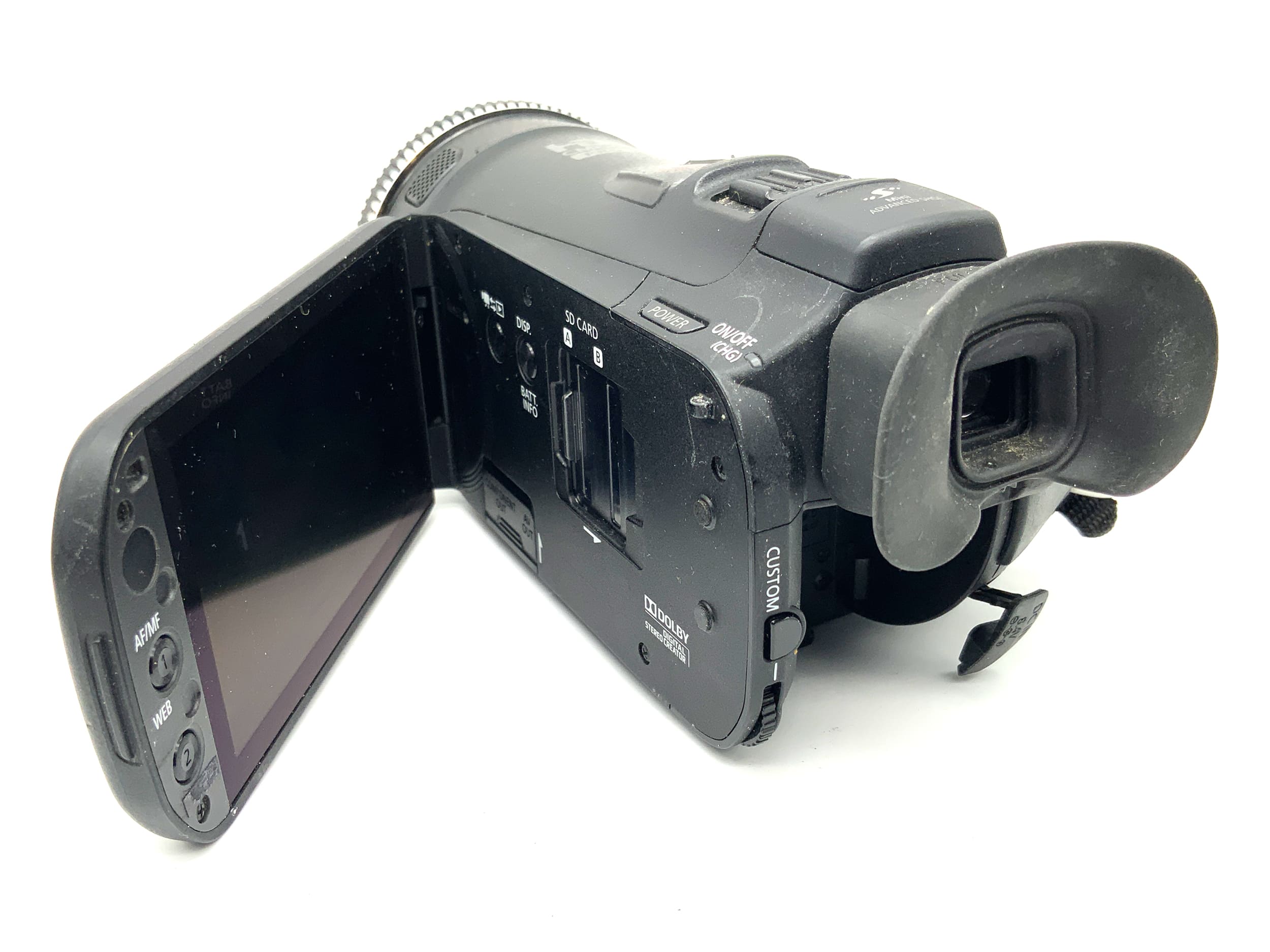 Canon Legria HF G25 Camcorder with 4.25-42.5mm 1:1.8 lens, video camera with battery