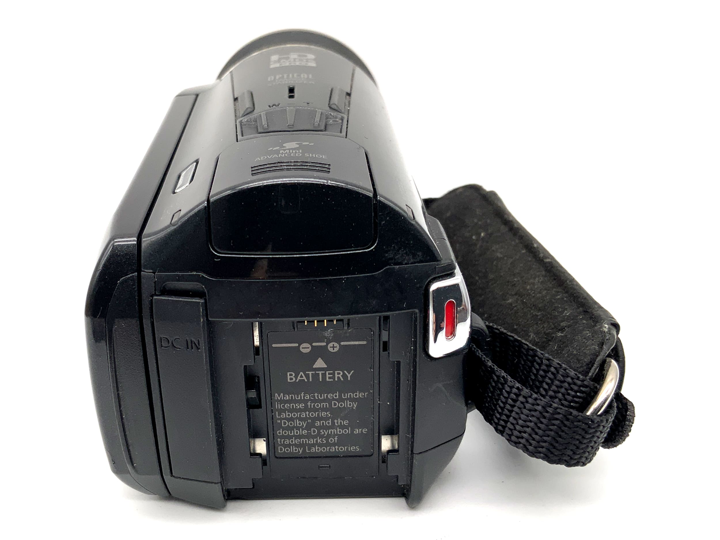 Canon Legria HF M56 Camcorder with 6.1-61mm 1:1.8 lens and battery