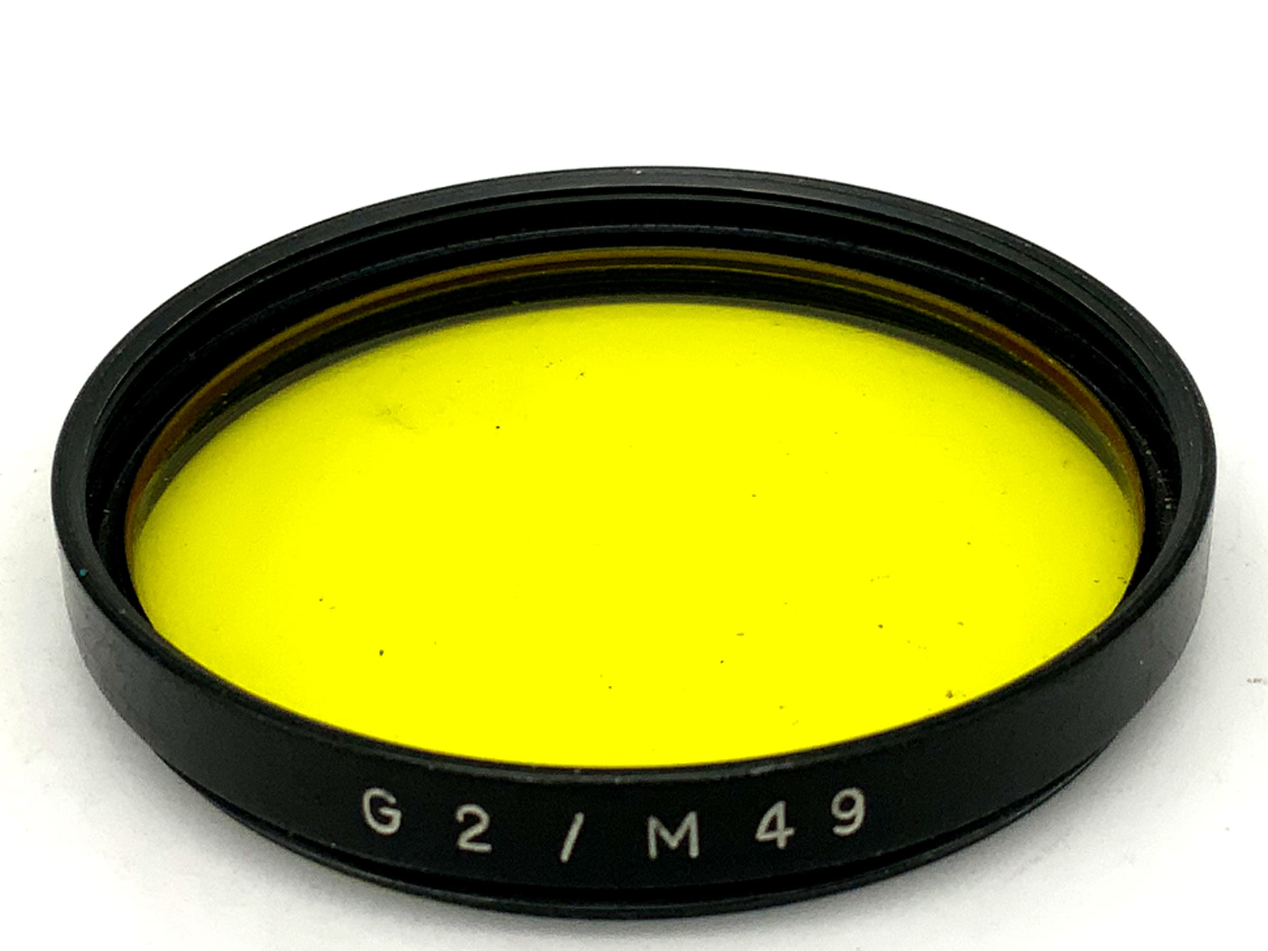 Carl Zeiss Jena color filter yellow-green G2/M49 filter 49mm circular