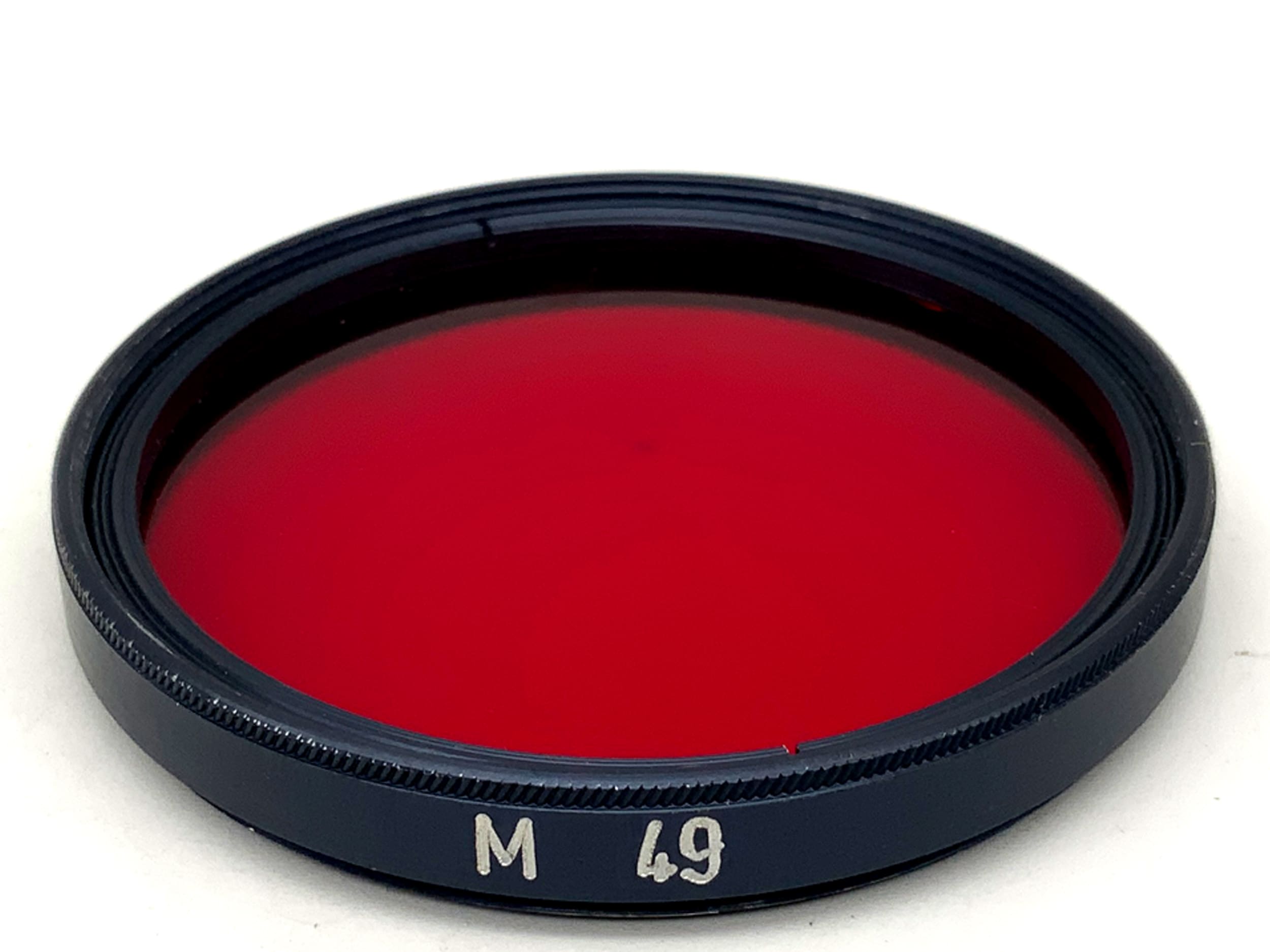 Panchromar red color filter, 49mm circular filter thread
