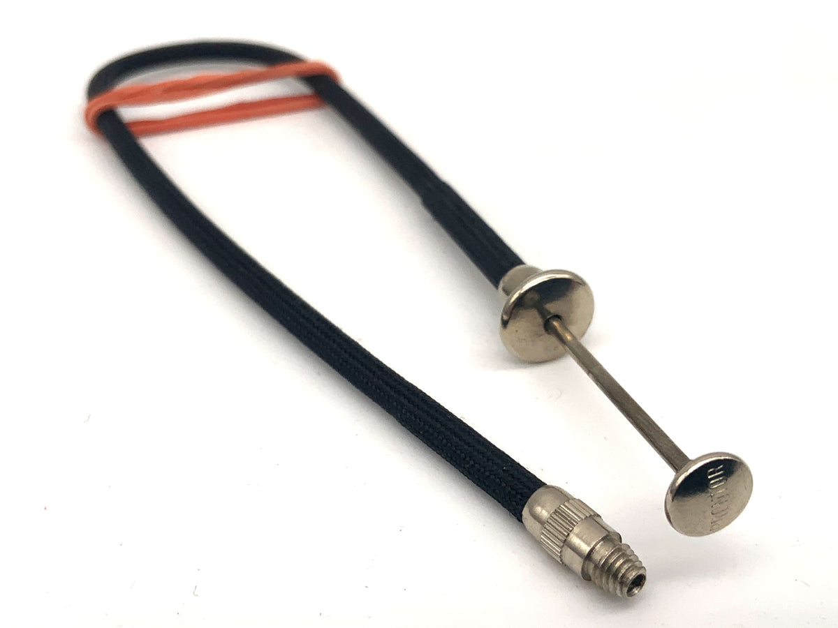 Büttner ca.22-23cm Drahtauslöser schwarz Kabelauslöser