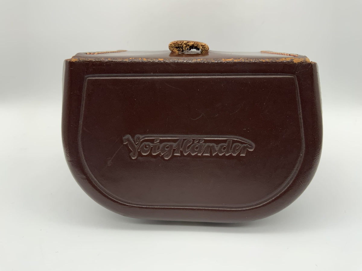 Voigtländer leather quiver 90/088 brown hard leather case for Skoparex 3.4/35mm case