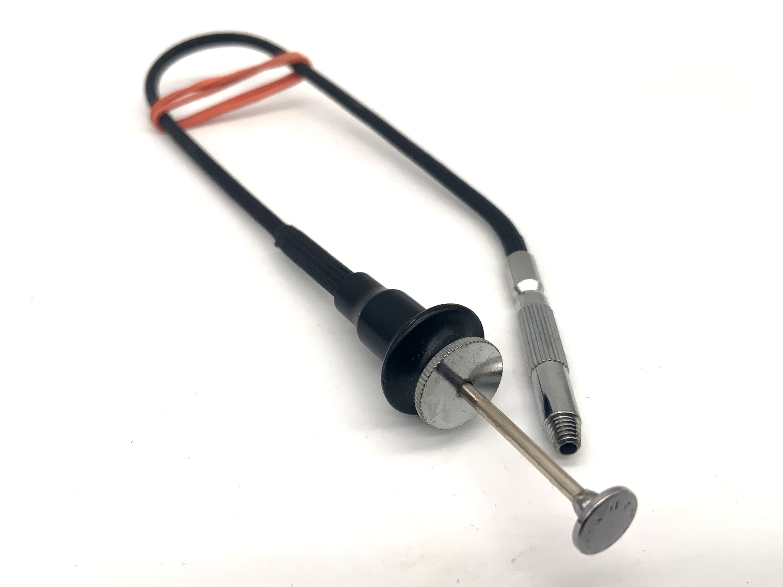 ca.26cm Drahtauslöser schwarz mit Feststeller Kabelauslöser