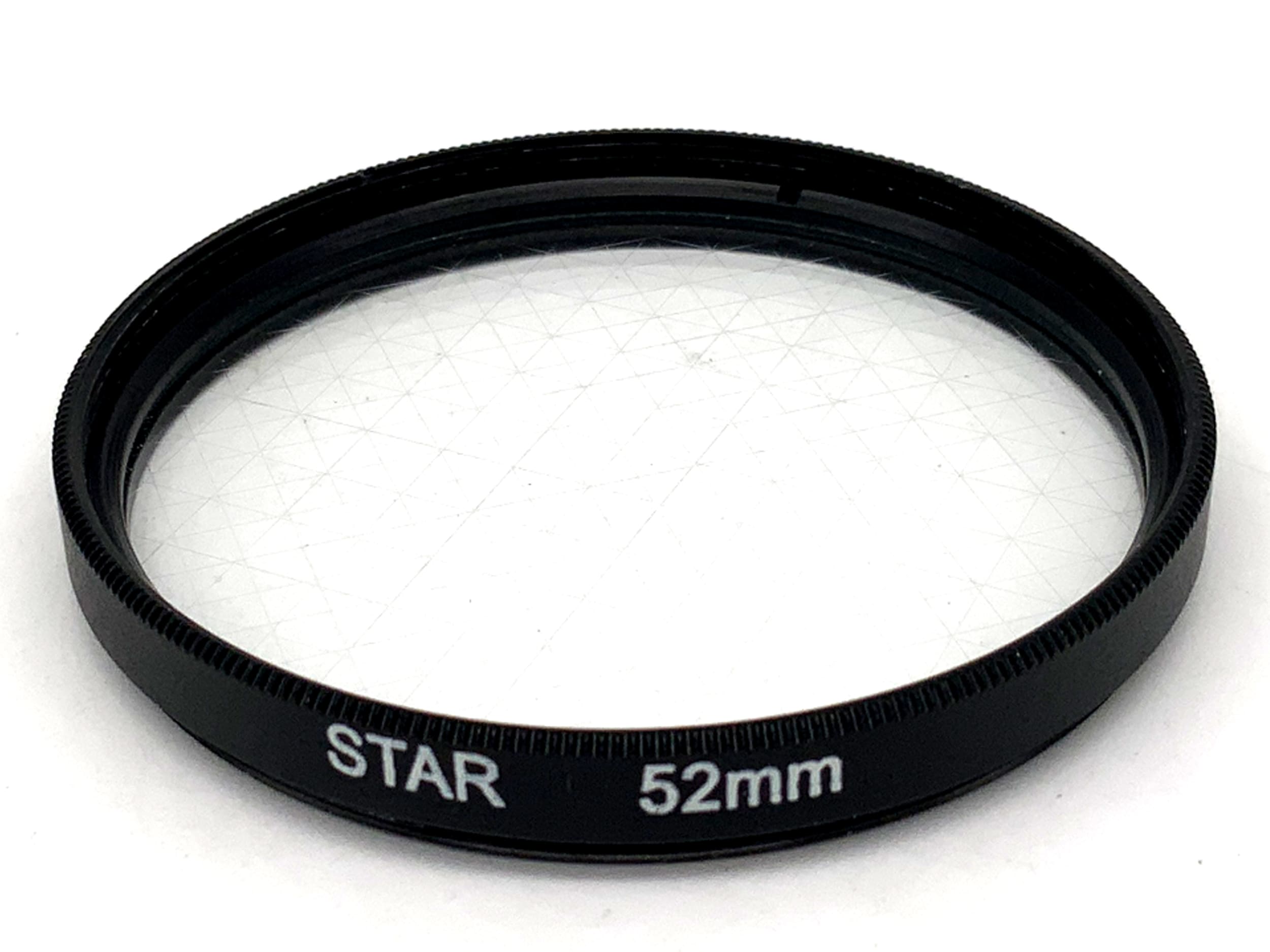 Star grid filter, 52mm circular filter thread
