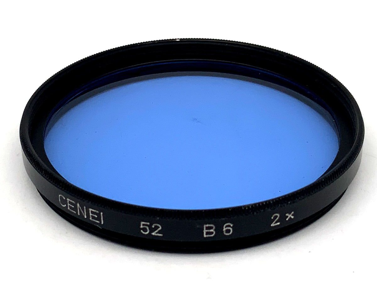 Cenei blue color filters B6 2x 52mm circular filter thread