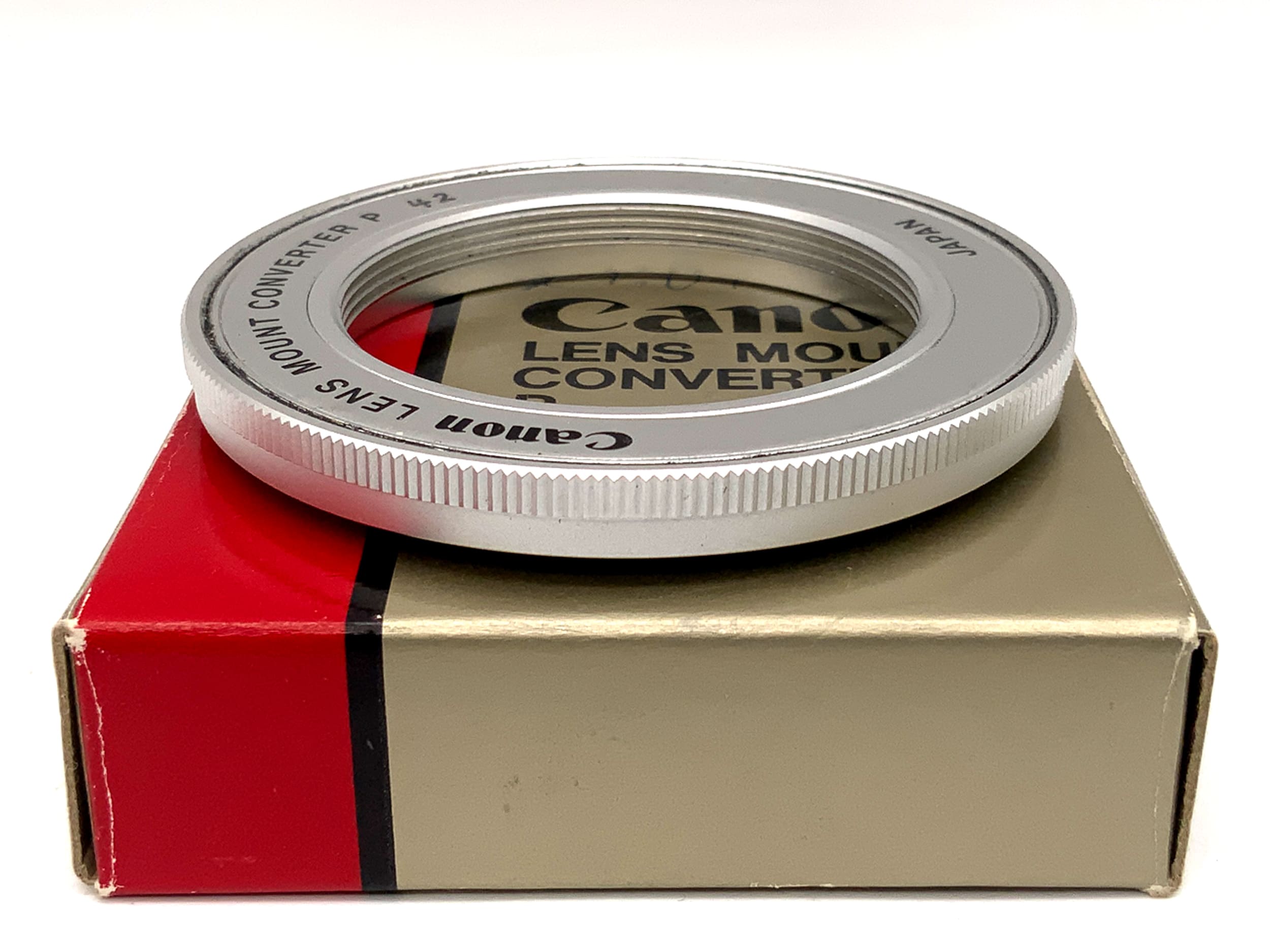 Canon lens mount converter P lens adapter in original packaging (M42 -> Canon FD)