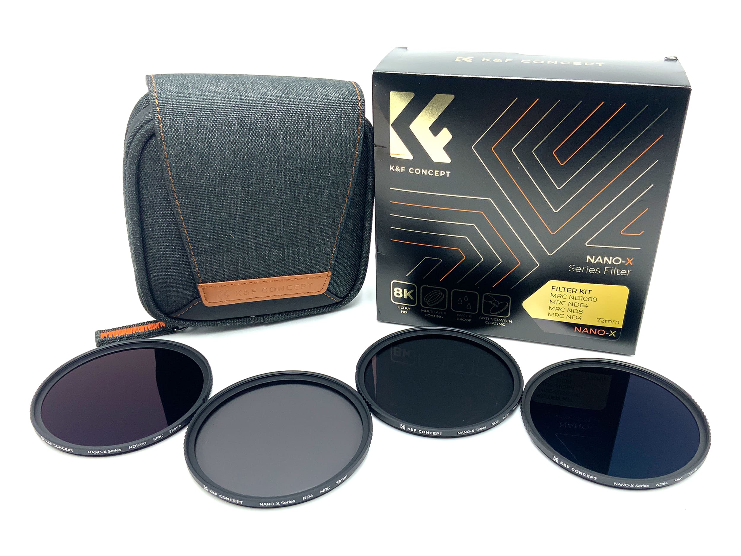 K&F Concept Filter Kit Nano-X MRC ND4/8/64/1000 in OVP Filter 72mm Kreisförmig