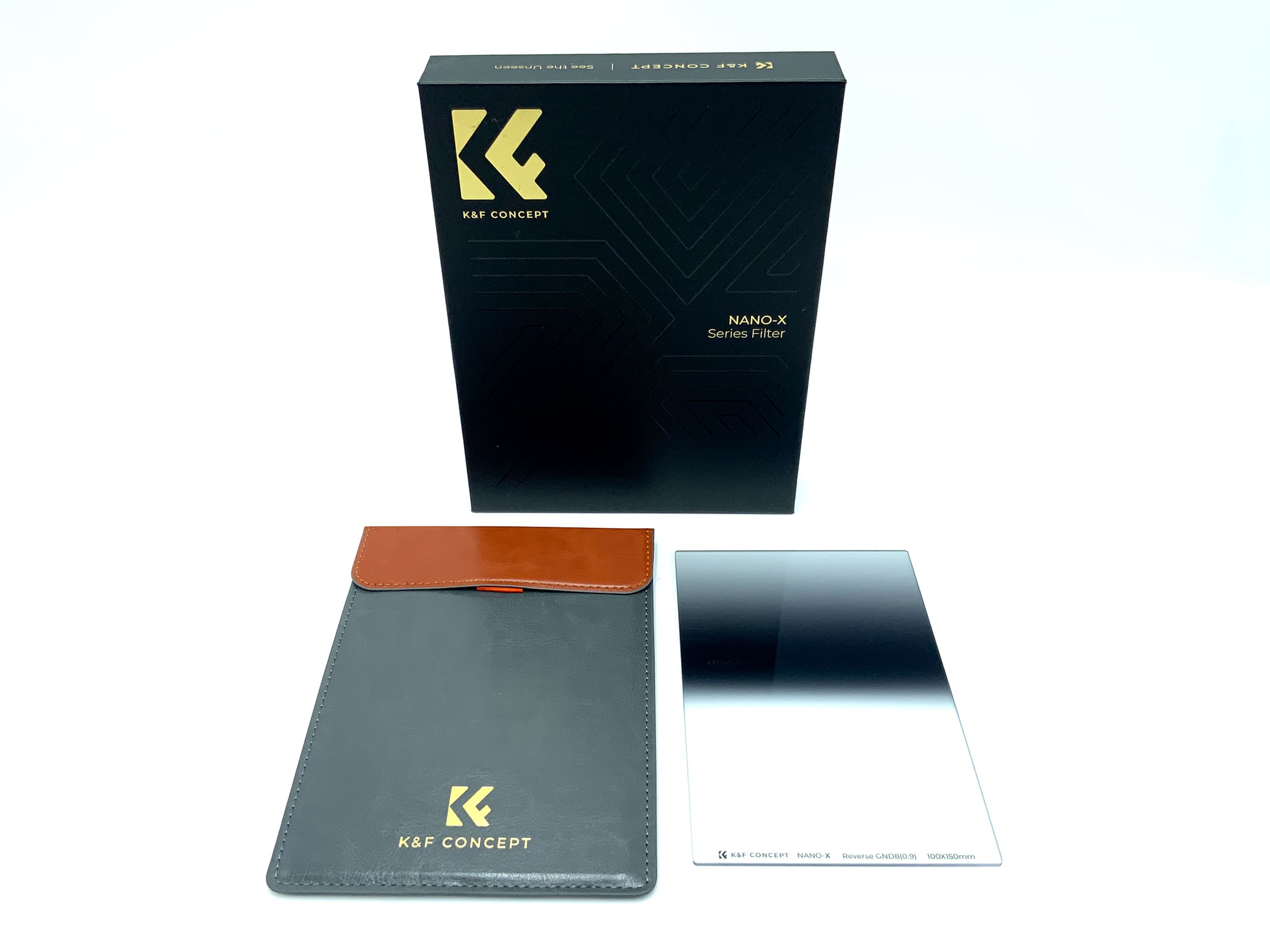 K&F Concept Verlaufsfilter Nano-X Reverse GND8(0.9) in OVP 100x150mm Rechteckig