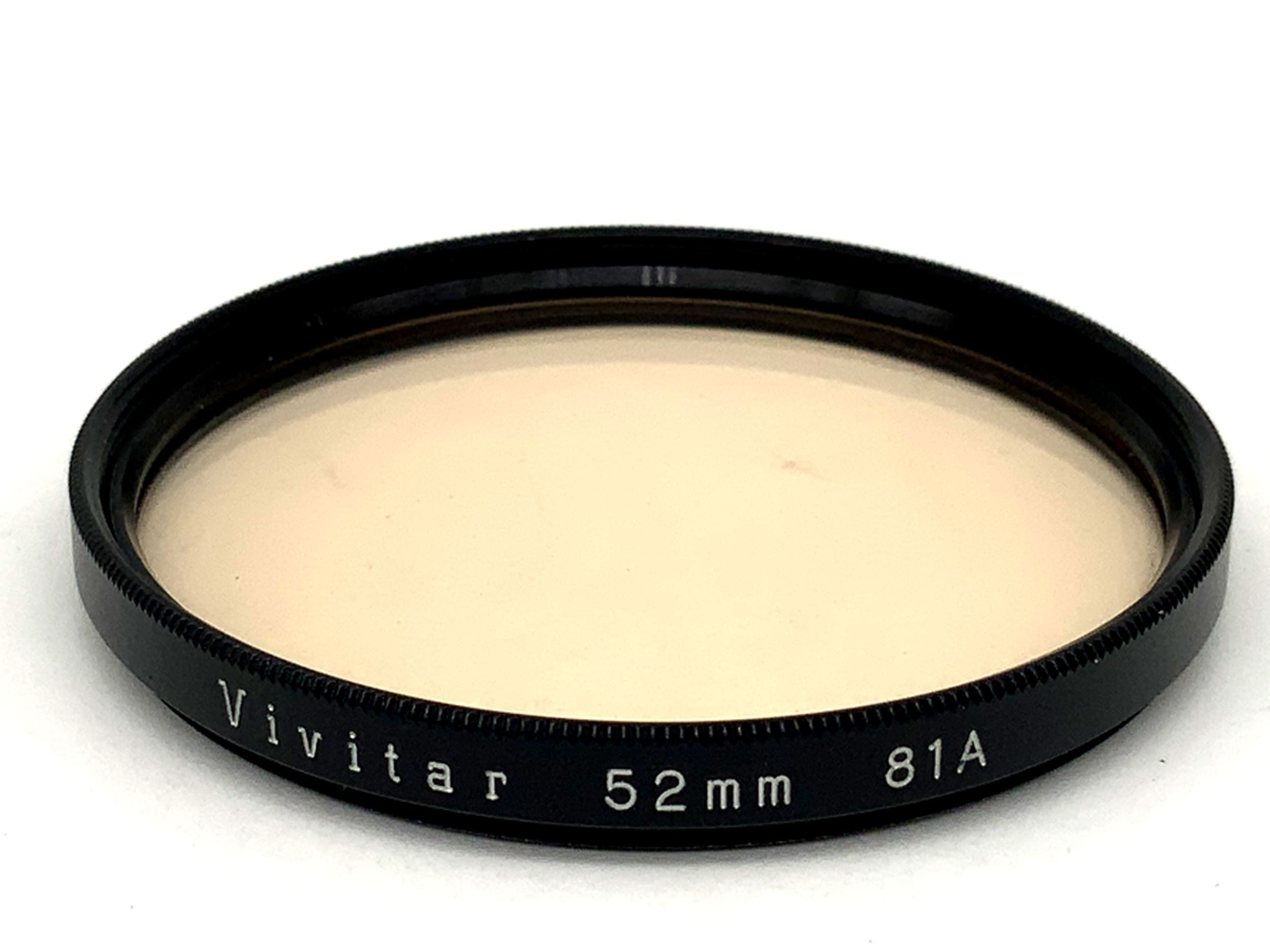 Vivitar Correction Filter 81A Filter 52mm Circular Filter Thread