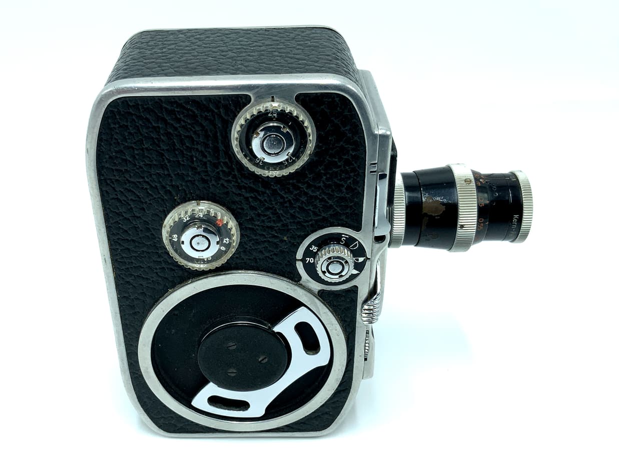 Bolex Paillard B8 Filmkamera mit Yvar 36mm 1:2.8 Kamera movie camera