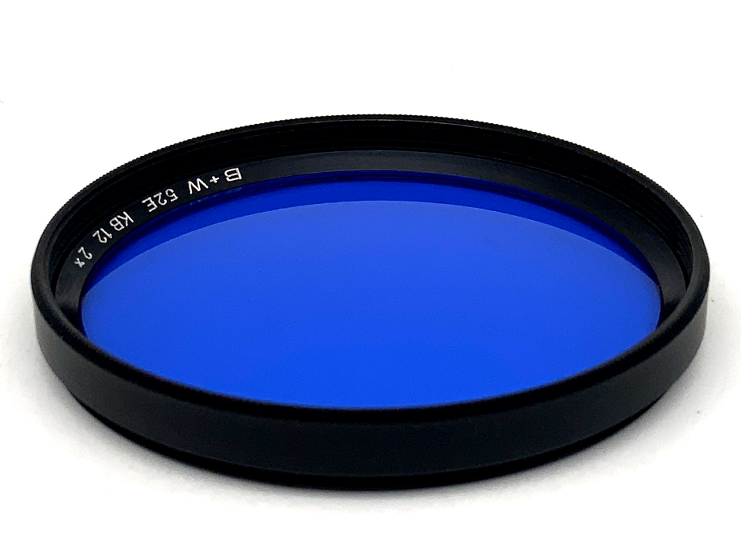 B+W Color Filter 52E blue/KB 12 2x Filter 52mm Circular Filter Thread