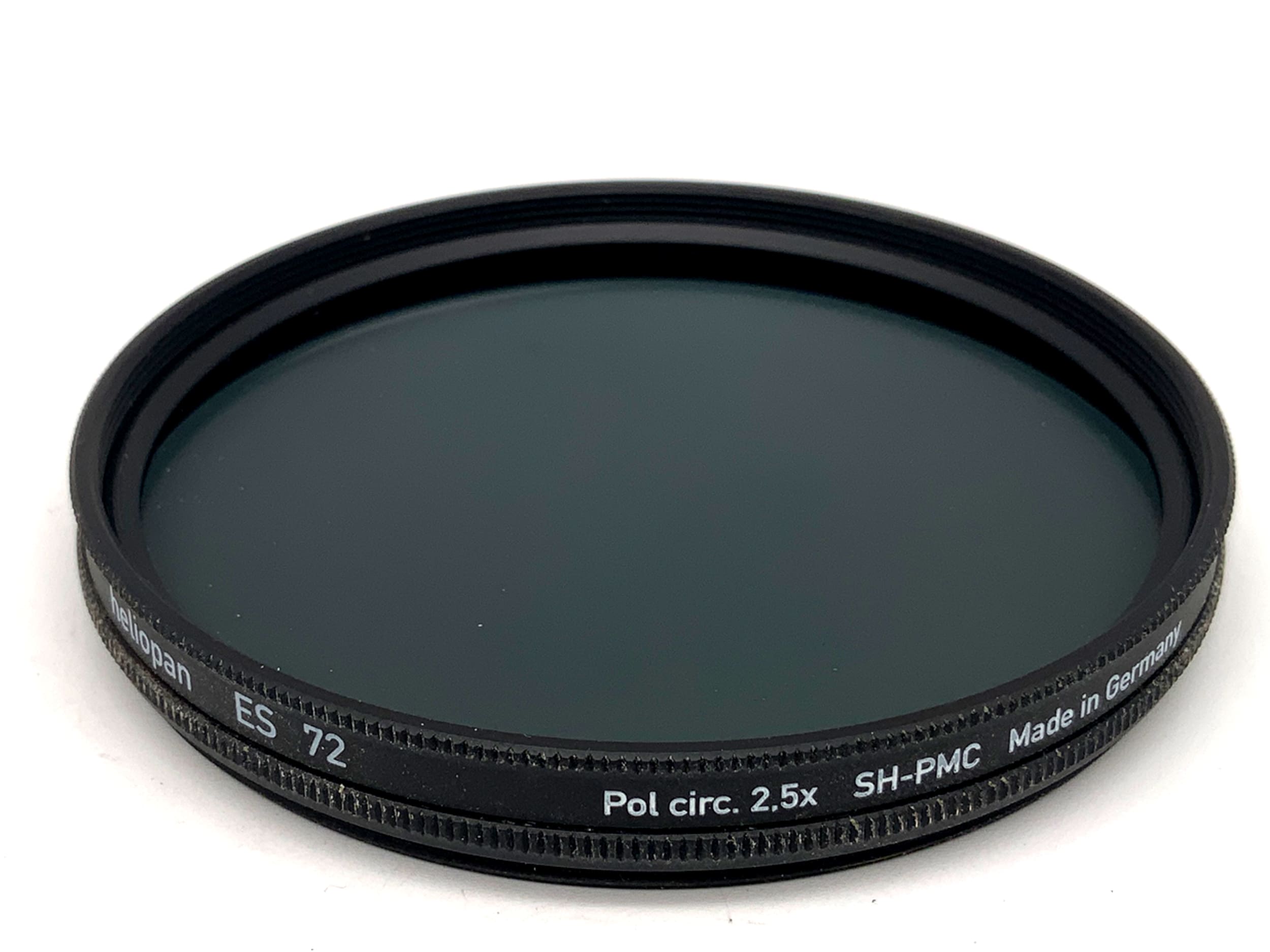 Heliopan Polarizing Filter ES 72 Pol.circ.2.5x SH-PMC Filter 72mm Circular