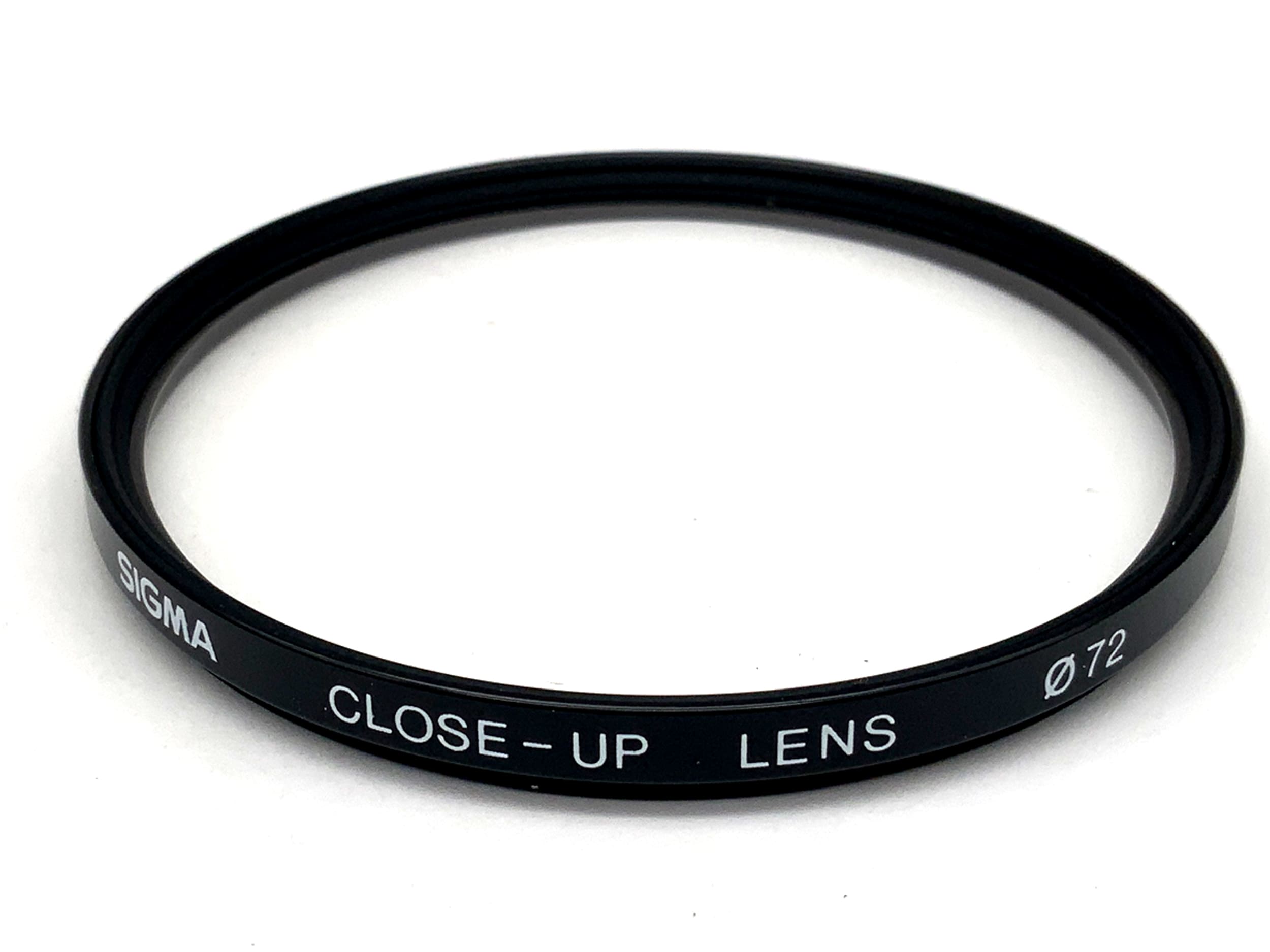 Sigma Close-Up Lens Filter 72mm Circular Filter Thread