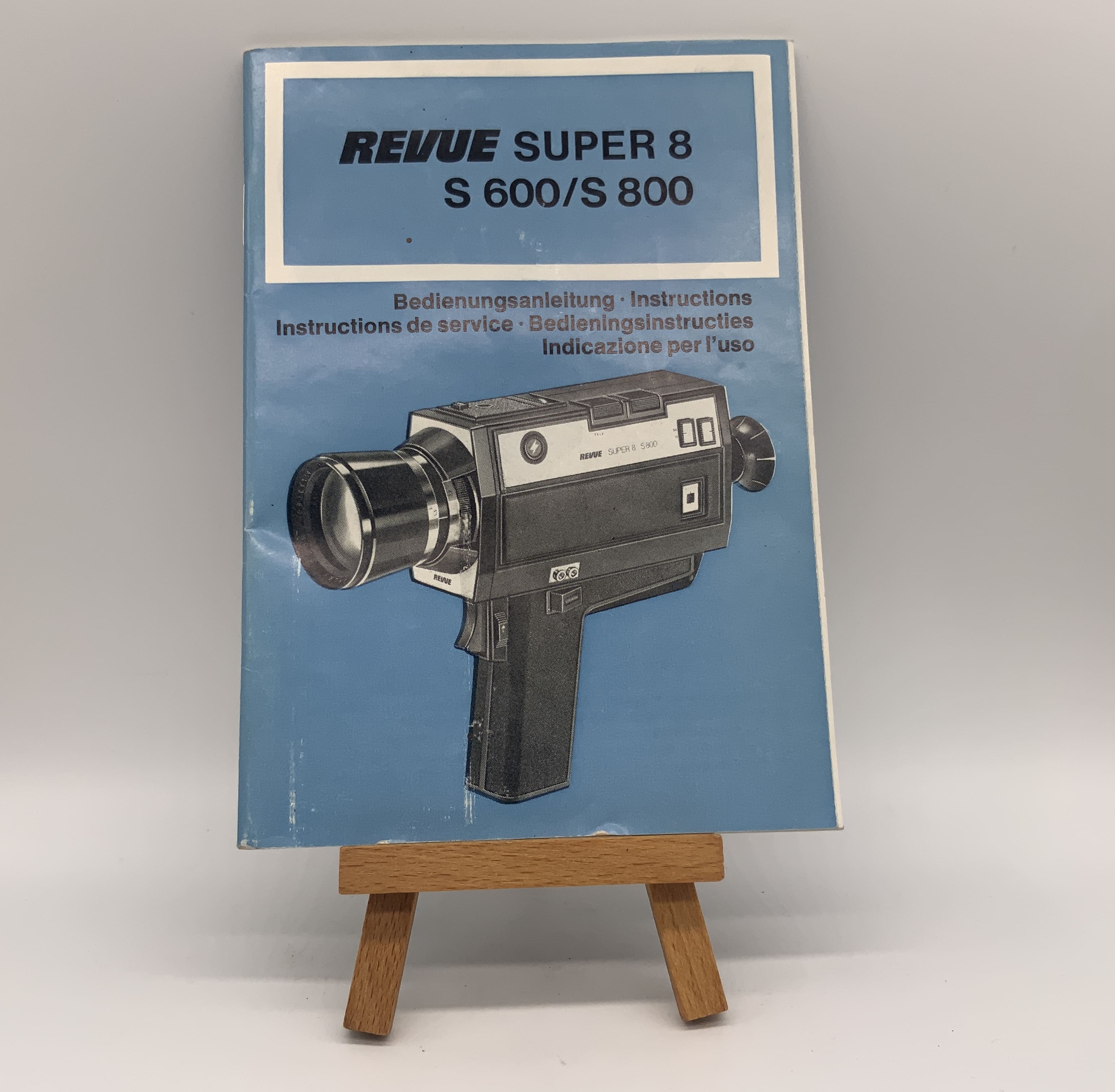 Revue Super 8 S600 S800 Bedienungsanleitung Deutsch