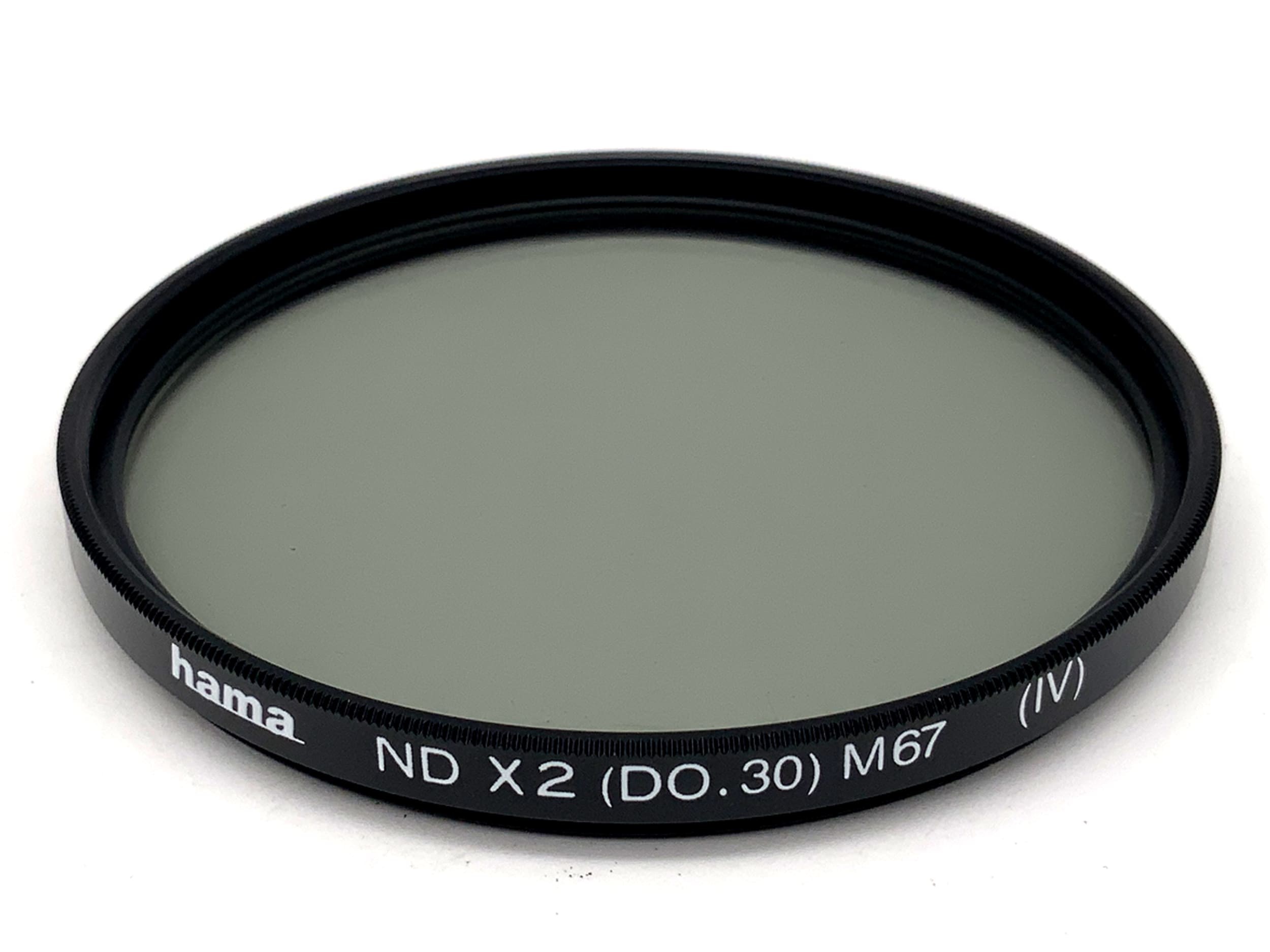 Hama ND X2 (DO.30) gray filter M67 (IV) 67mm circular filter thread