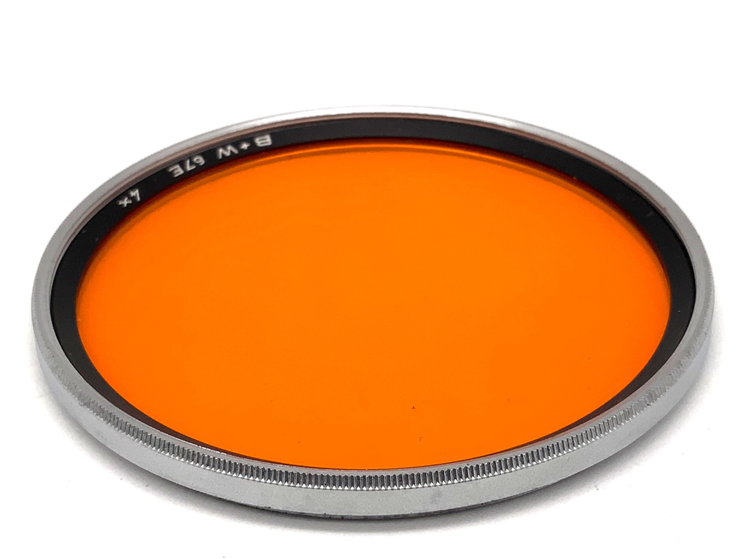 B+W color filter 67E orange 4x in chrome, 67mm circular filter thread