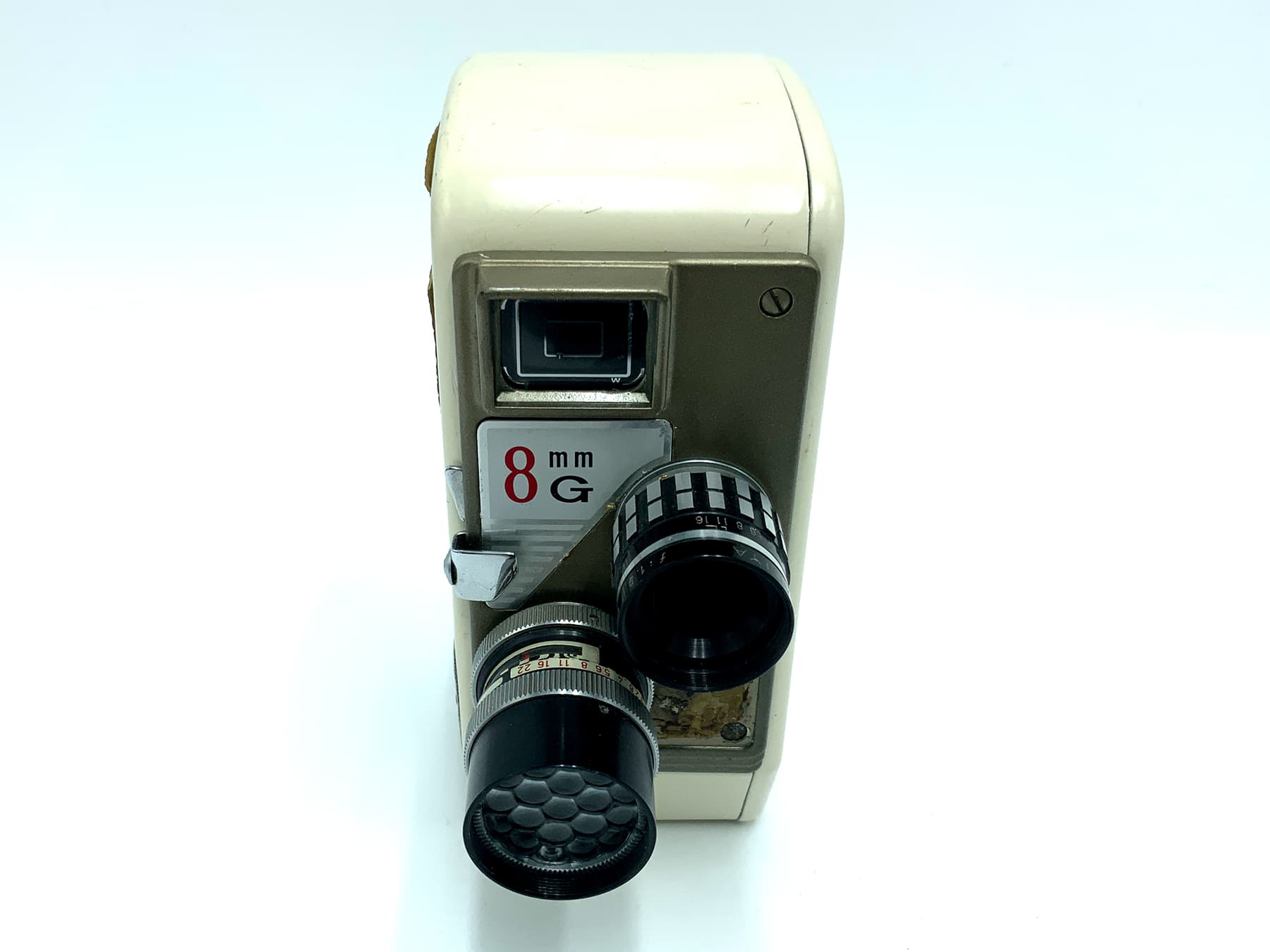Suga 8mm G Filmkamera mit Mamiya 13mm 1:1.9
