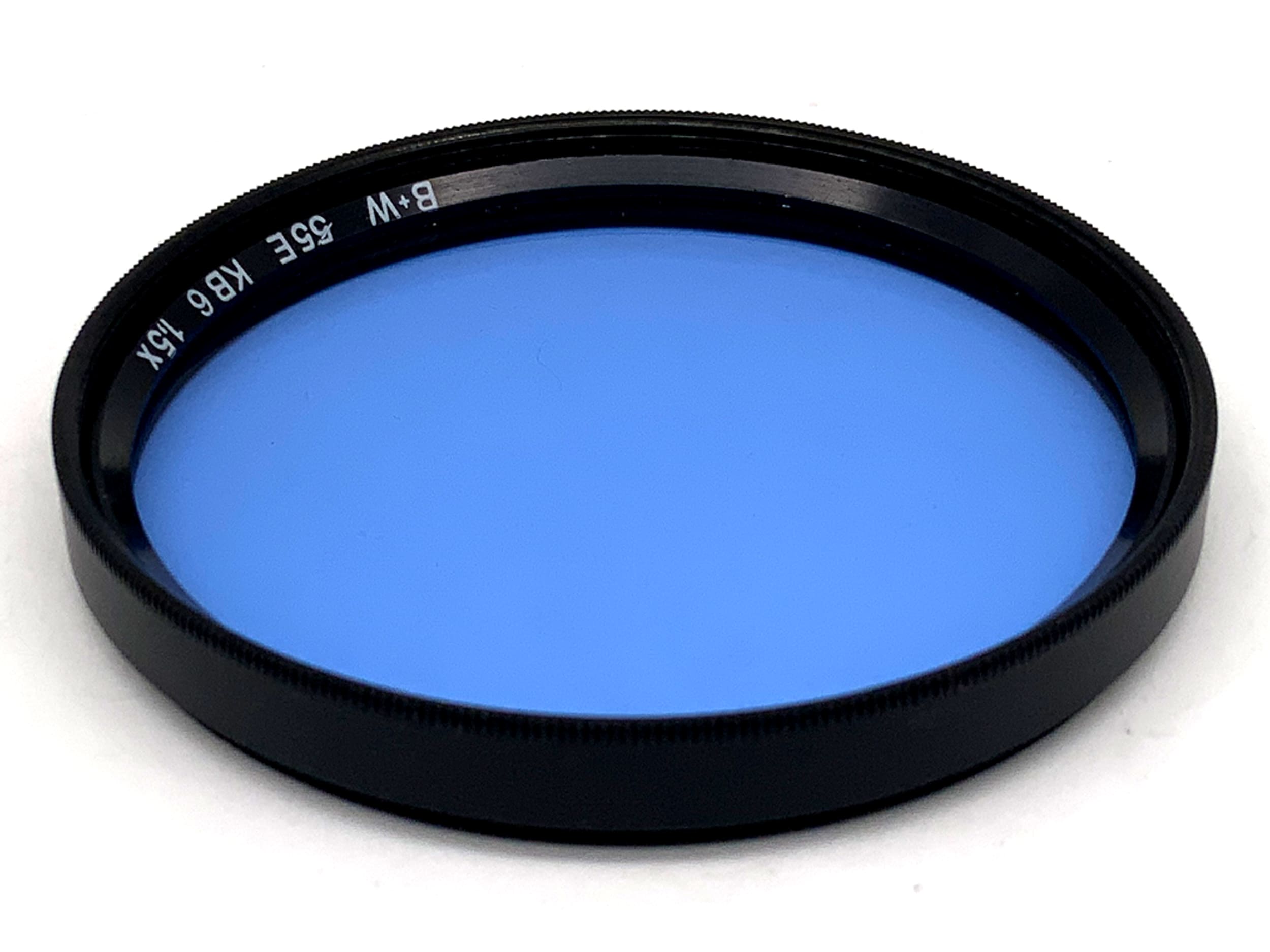 B+W color filter light blue 55E KB6 1.5x filter 55mm circular