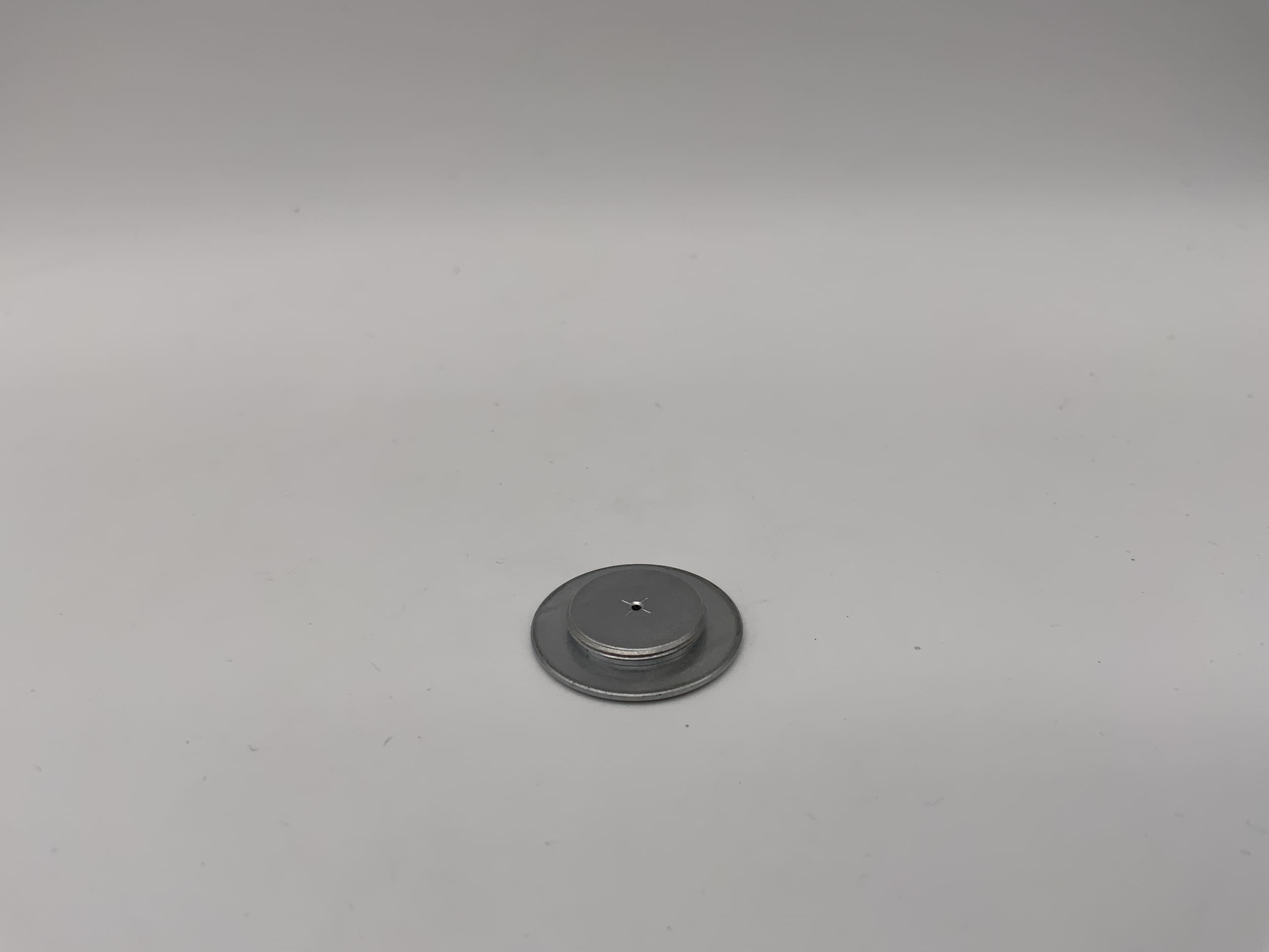 Pentacon battery cover for Praktica MTL 5B, silver, replacement battery compartment cover