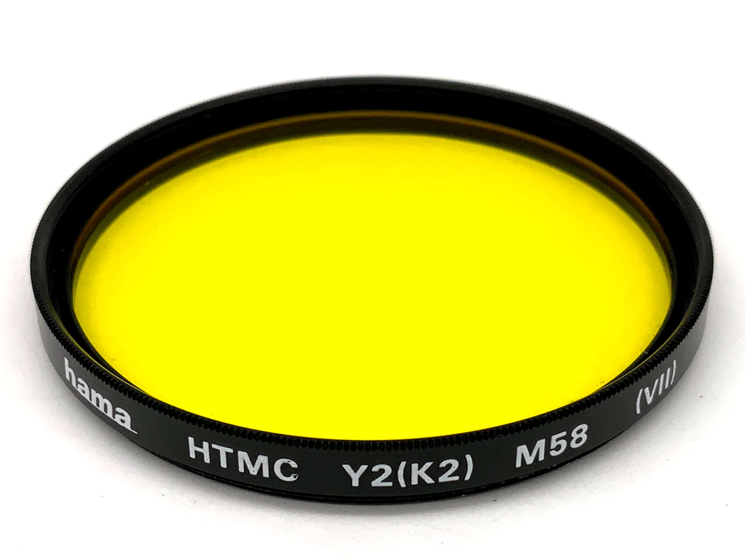Hama HTMC Y2(K2) M58 (VII) yellow color filter, 58mm circular
