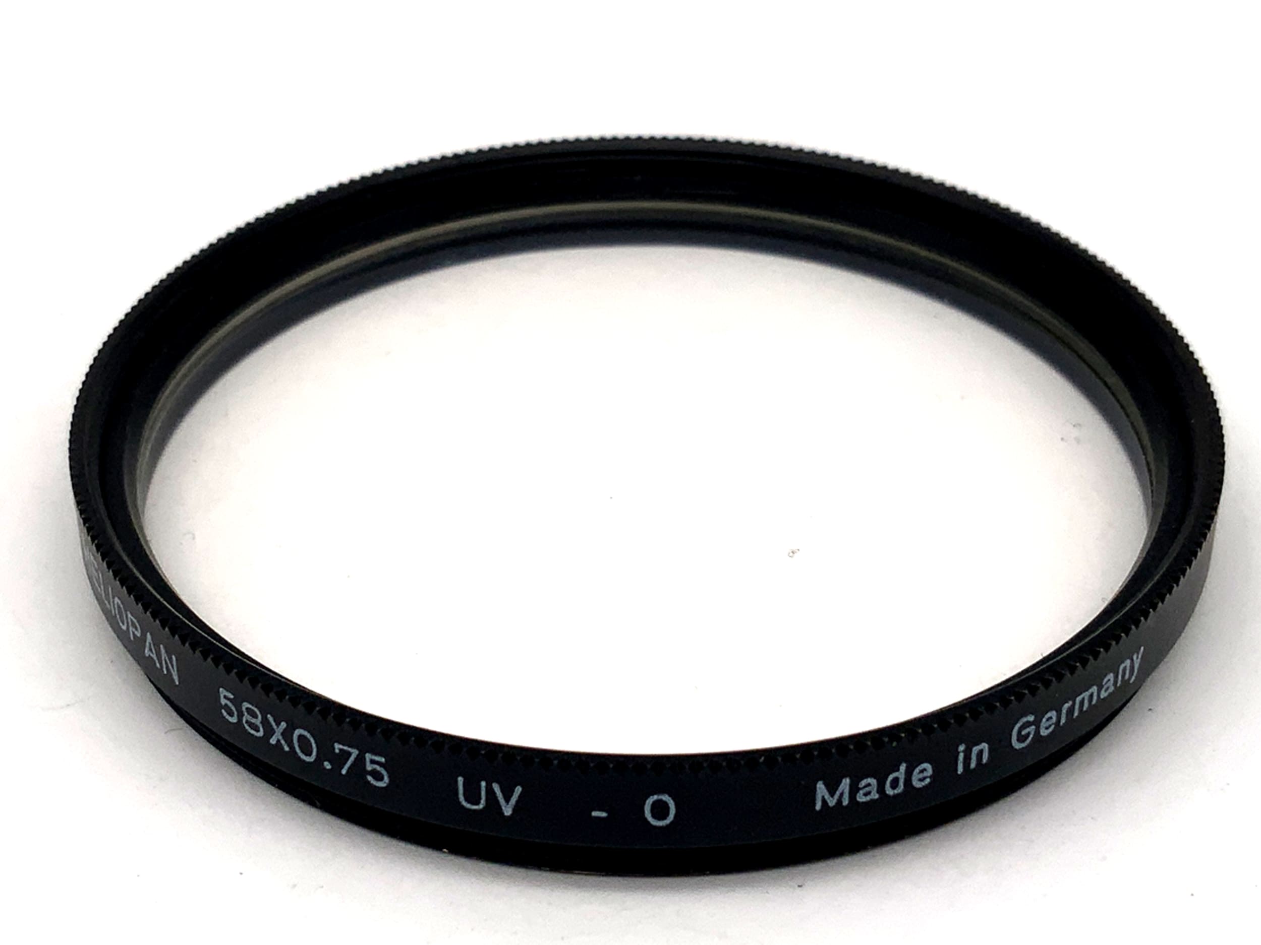 Heliopan UV 58x0.75 UV-0 Filter 58mm Circular Filter Thread