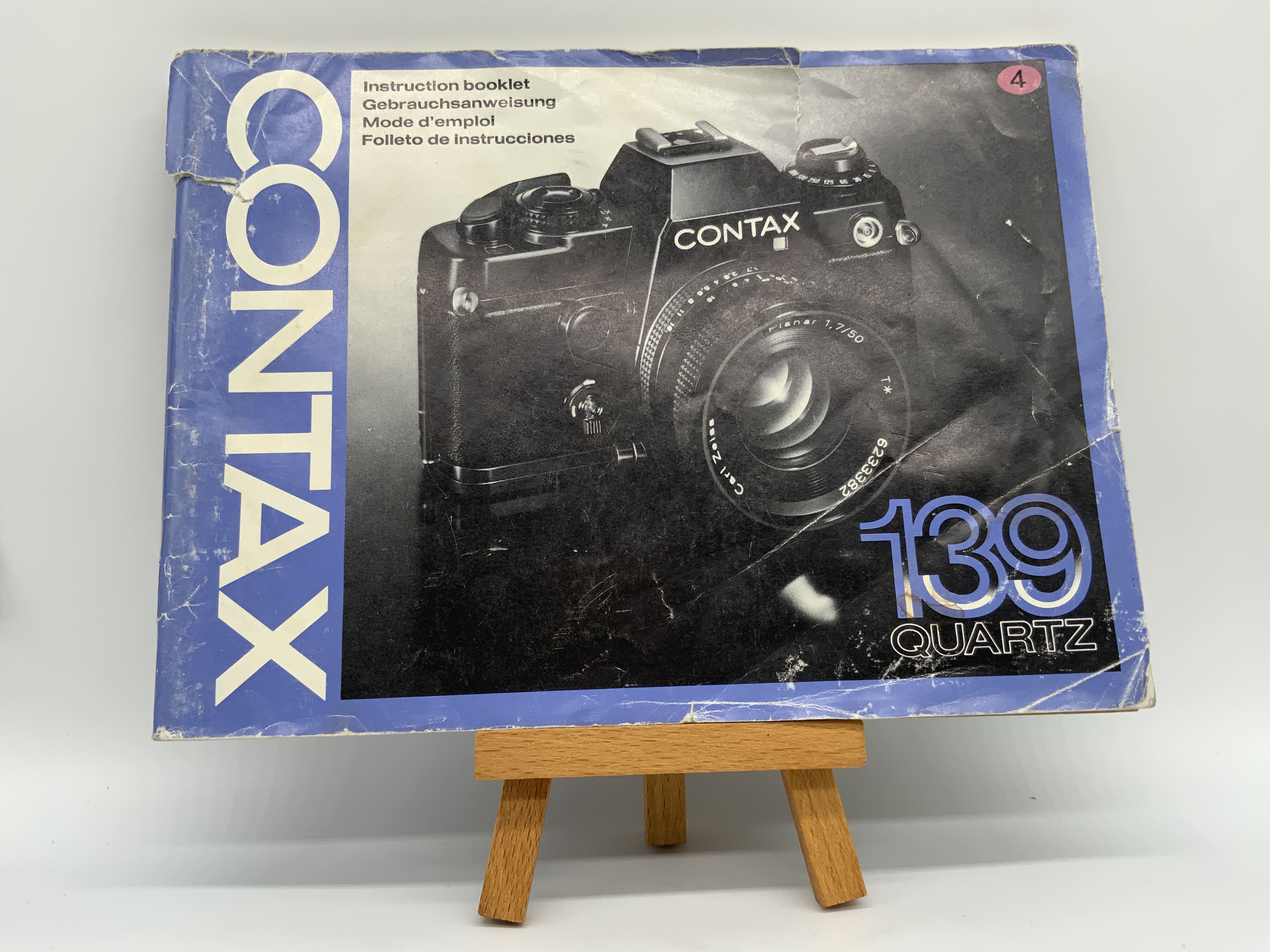 Contax 139 Quartz strak gebraucht! Bedienungsanleitung Deutsch