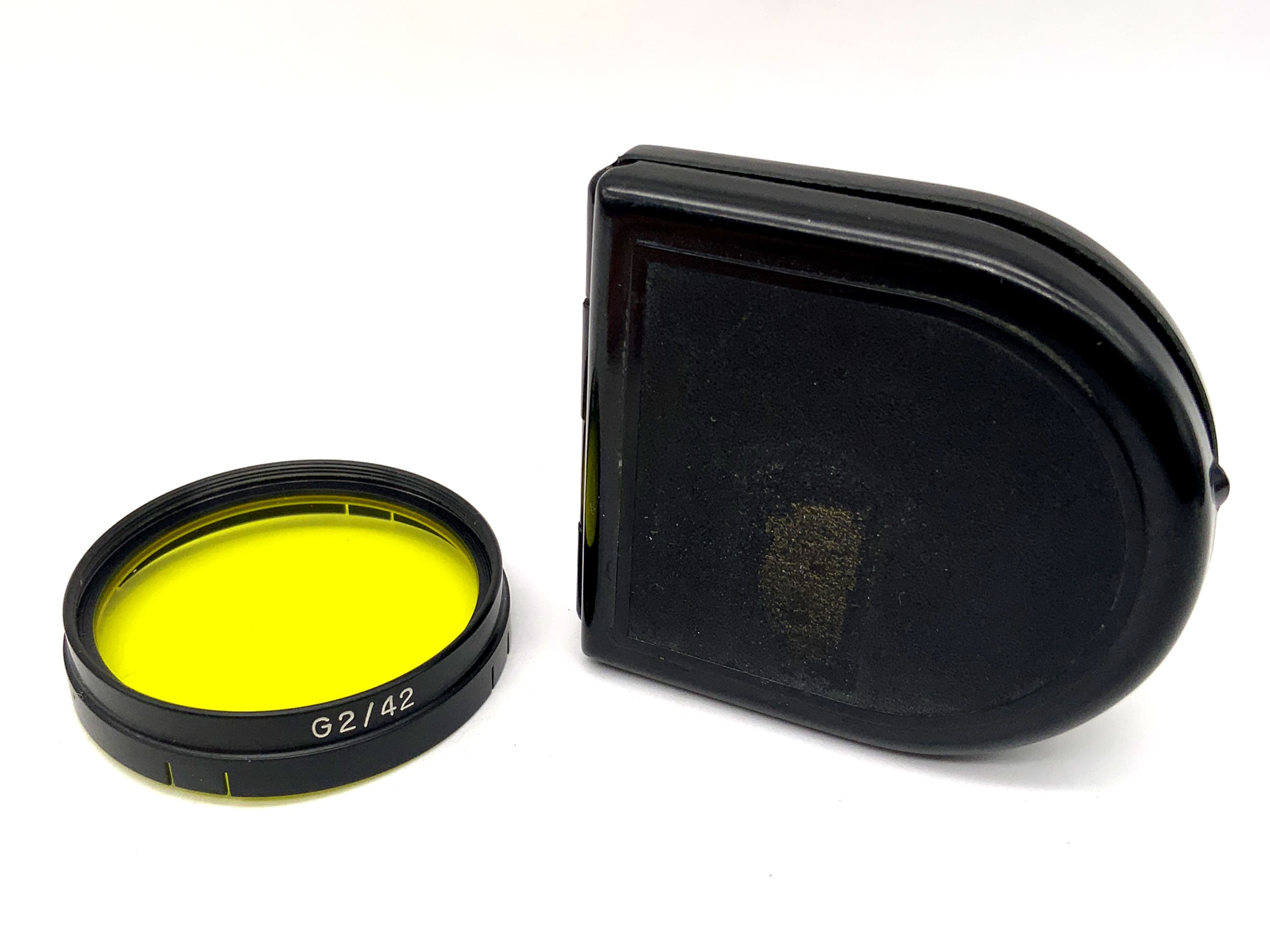 Carl Zeiss Jena color filter yellow G2/42 plug-in filter slip on filter 42mm