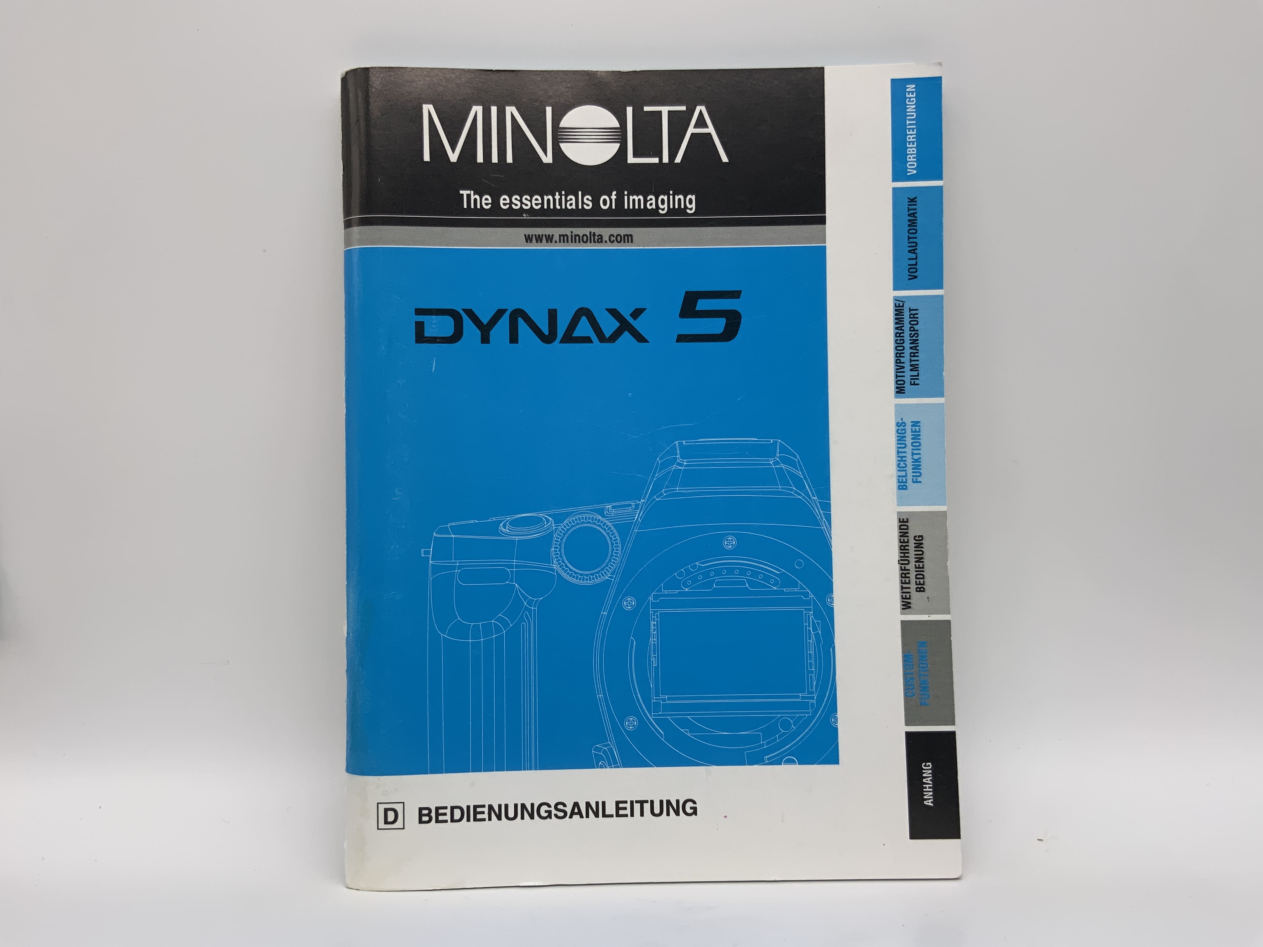 Minolta Dynax 5 Bedienungsanleitung Deutsch