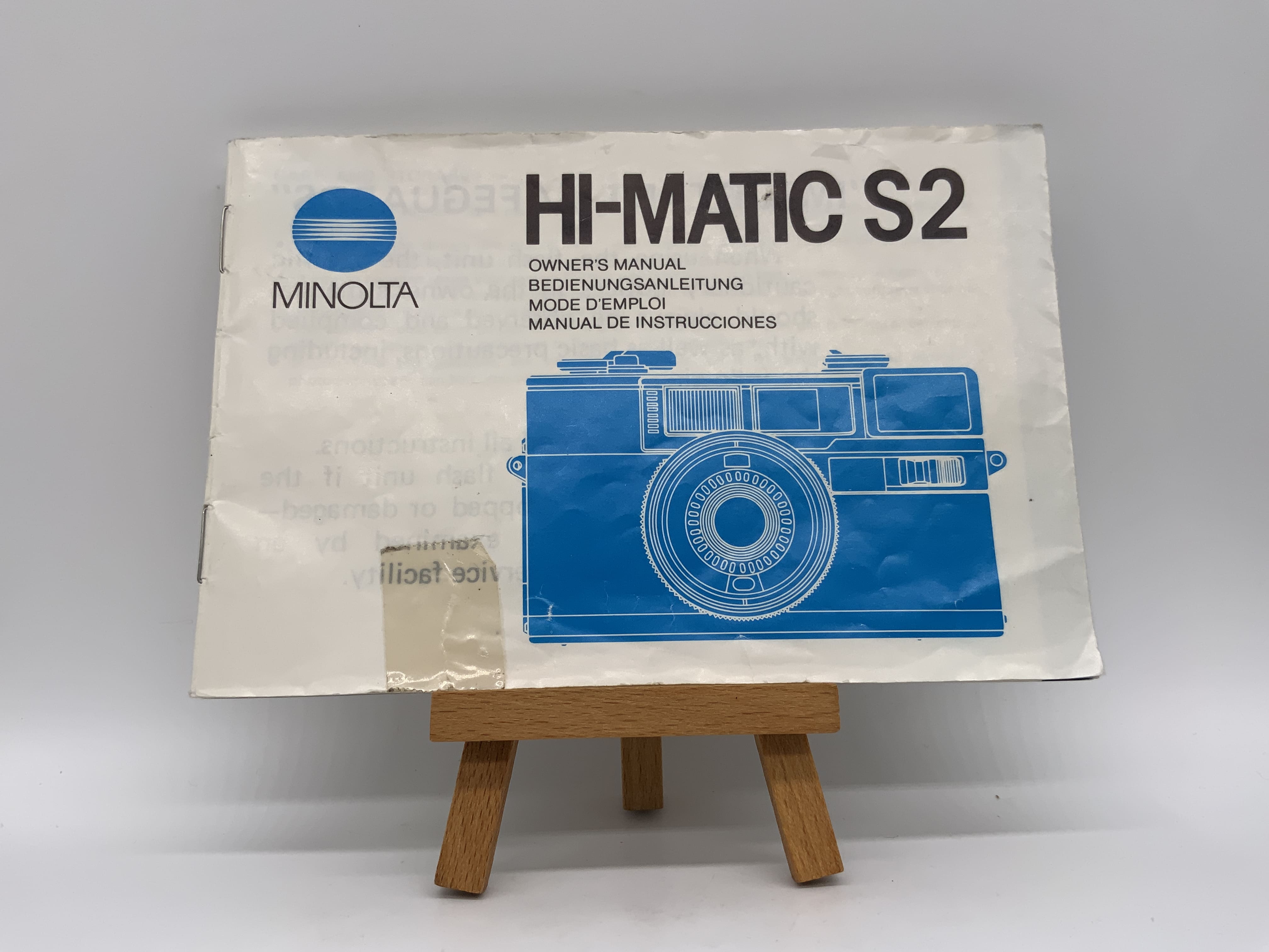 Minolta Hi-Matic S2 strak gebraucht! Bedienungsanleitung Deutsch