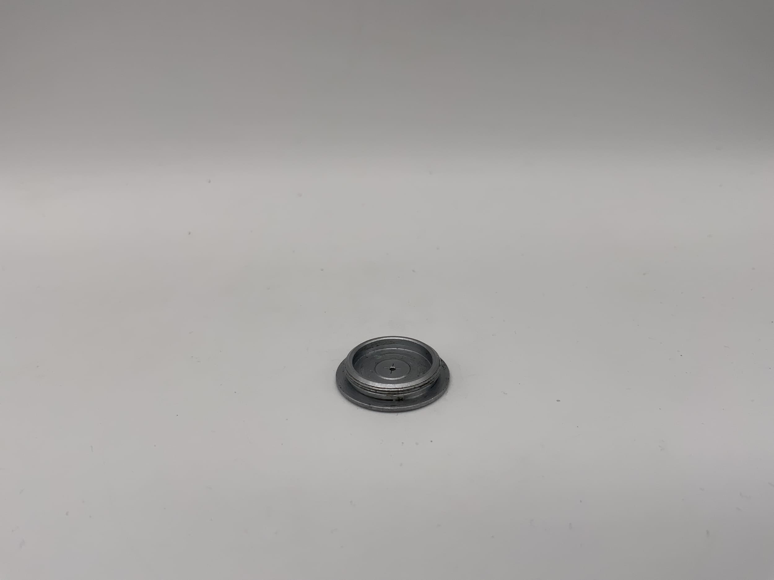 Pentacon battery cover for Praktica LTL, silver, replacement battery compartment cover