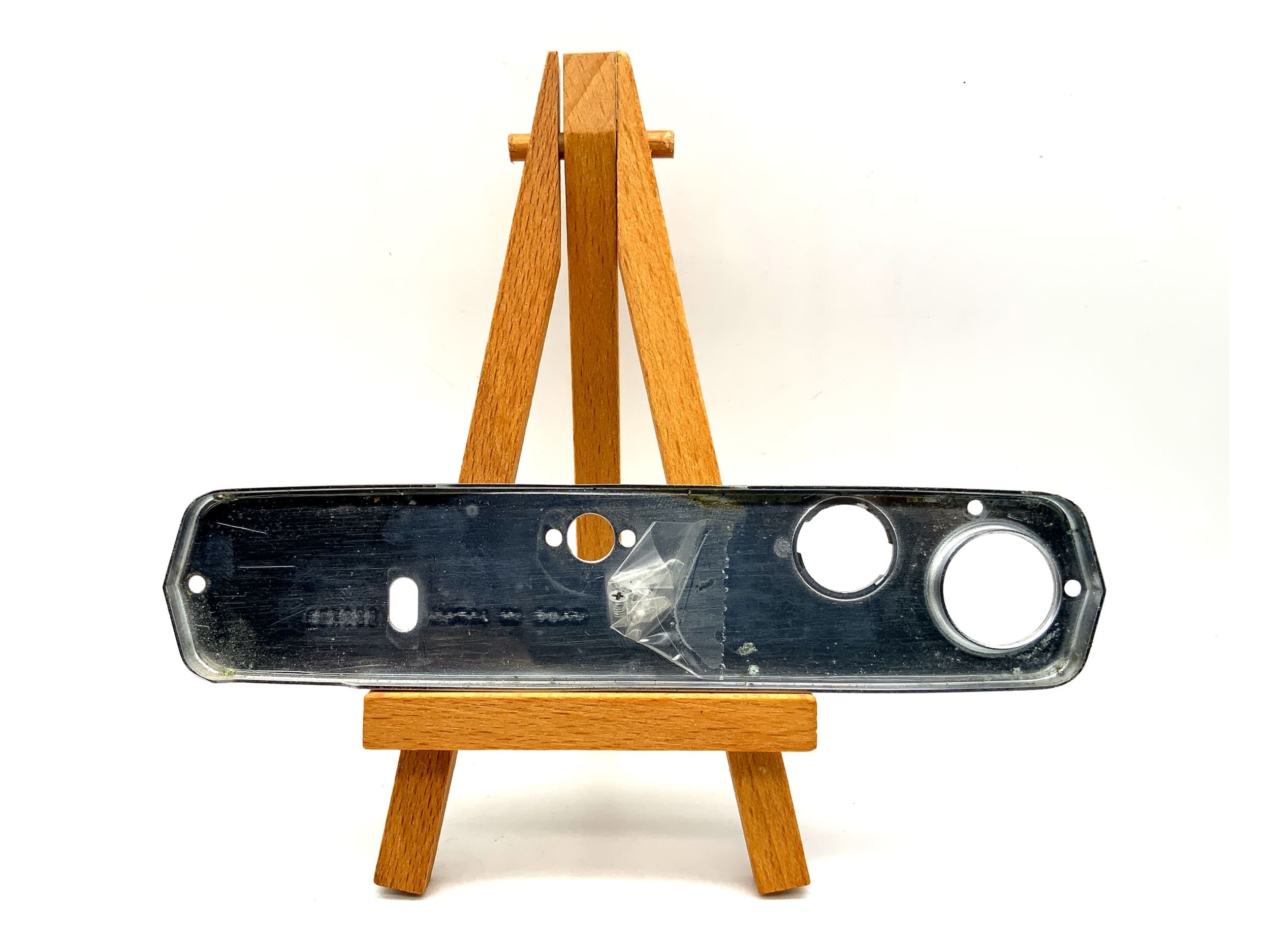 Olympus OM-1 base plate, silver, replacement part