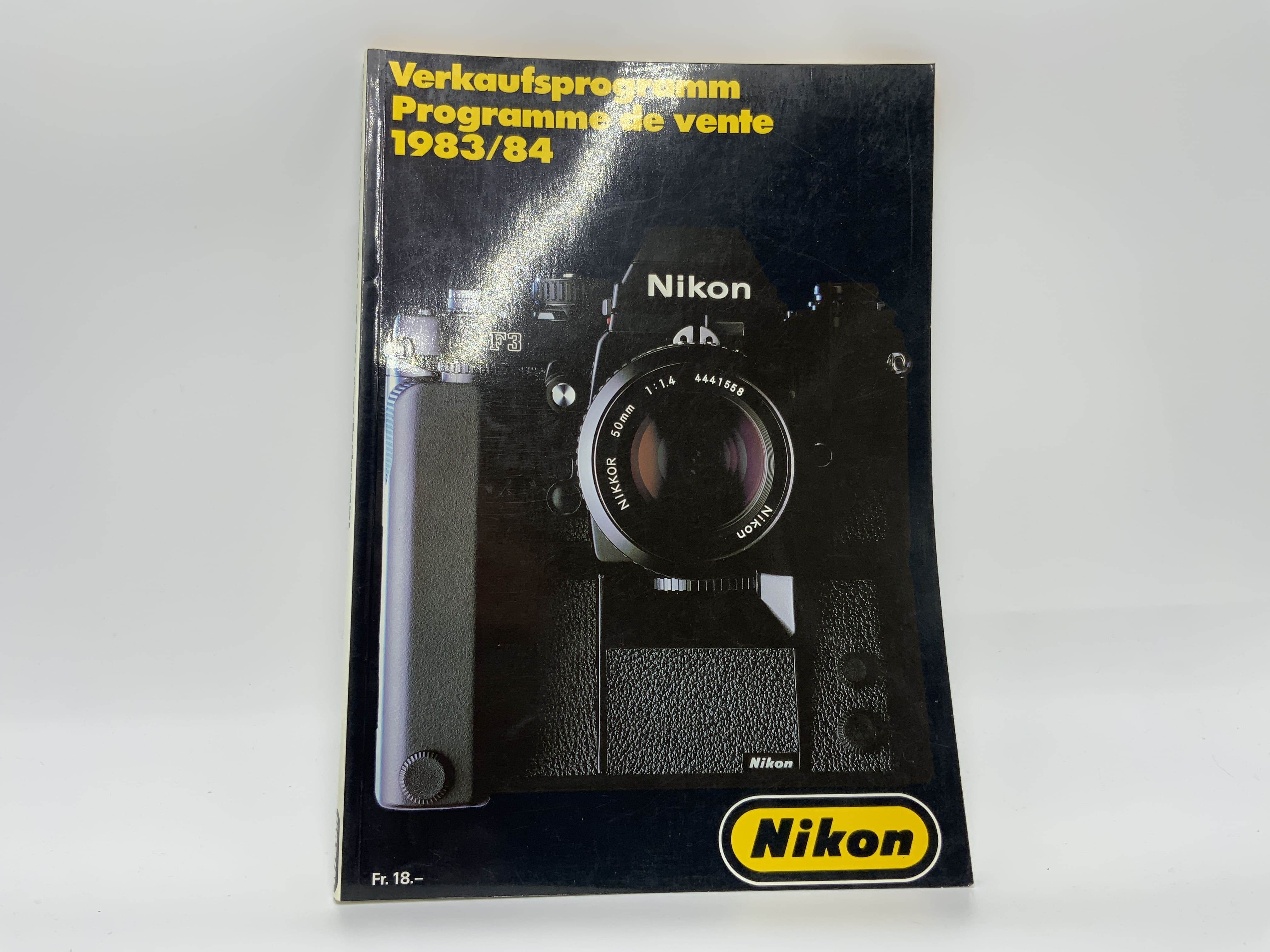 Nikon Programm de vente 1983/84 Verkaufsprogramm Deutsch
